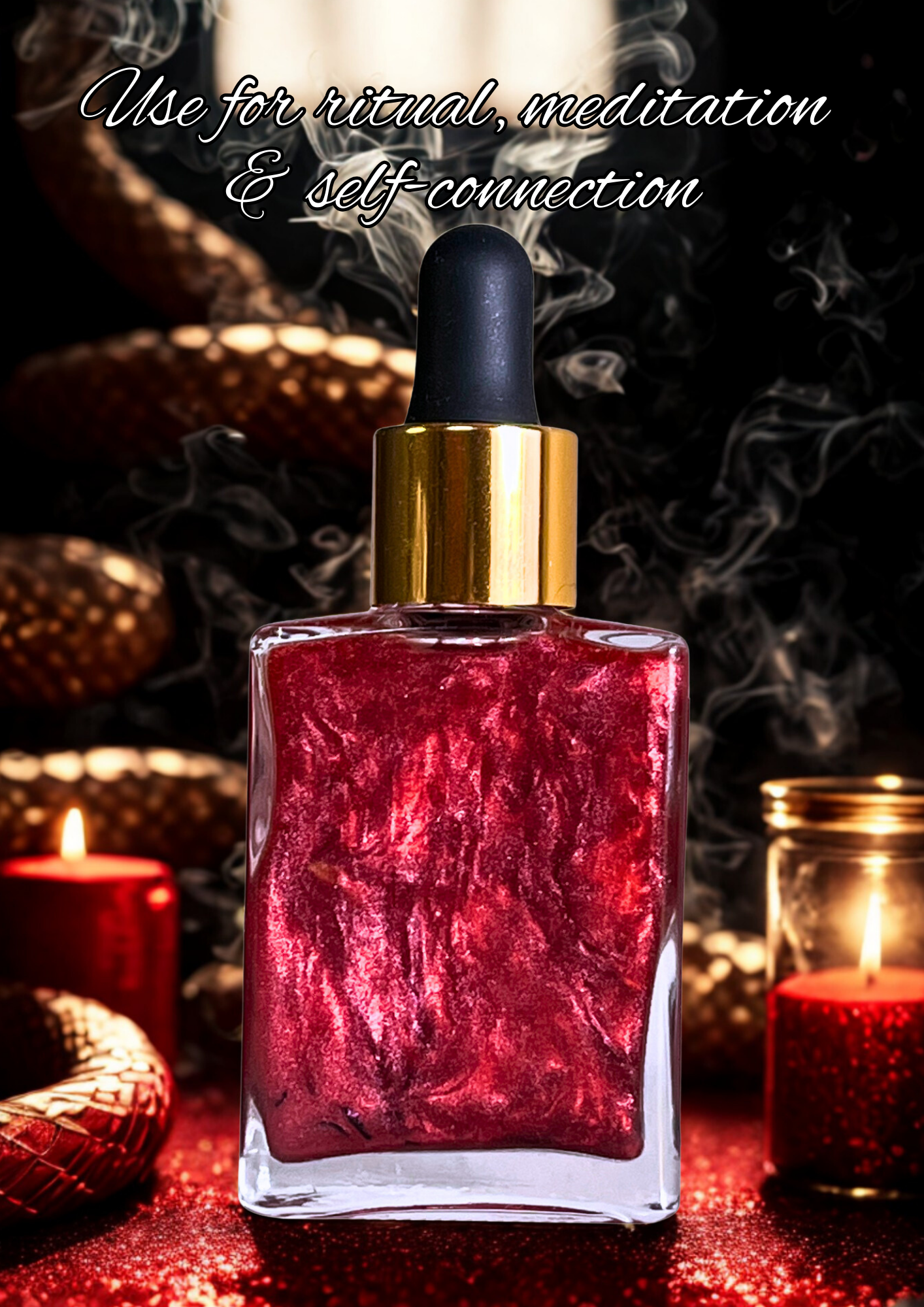 Lilith Goddess Oil | Witch Ritual Oil for Shadow Work, Protection & Dark Feminine Power