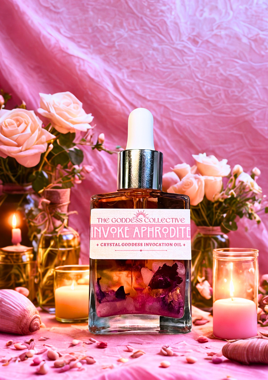 Aphrodite Goddess Oil | Devotional Ritual Oil for Love, Beauty & Self-Connection