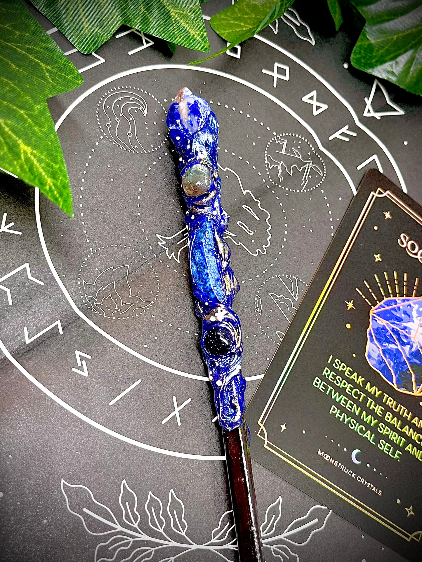 The Star Seeker - Handmade Crystal Wand
