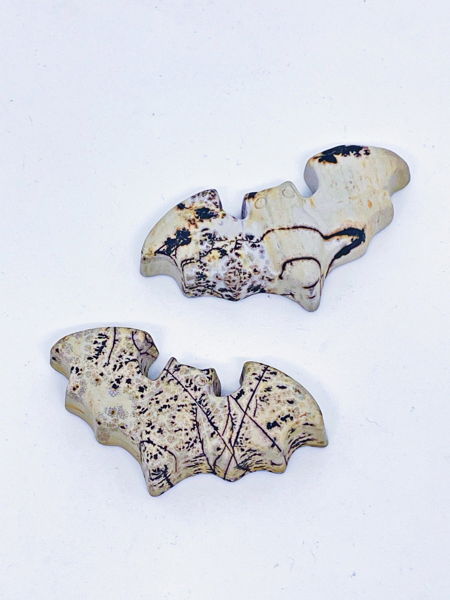 Dendric Jasper Bat Carvings