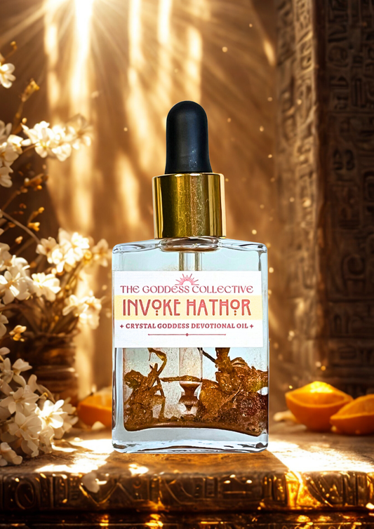 Hathor Goddess Oil | Devotional Ritual Oil for Love, Joy & Confidence
