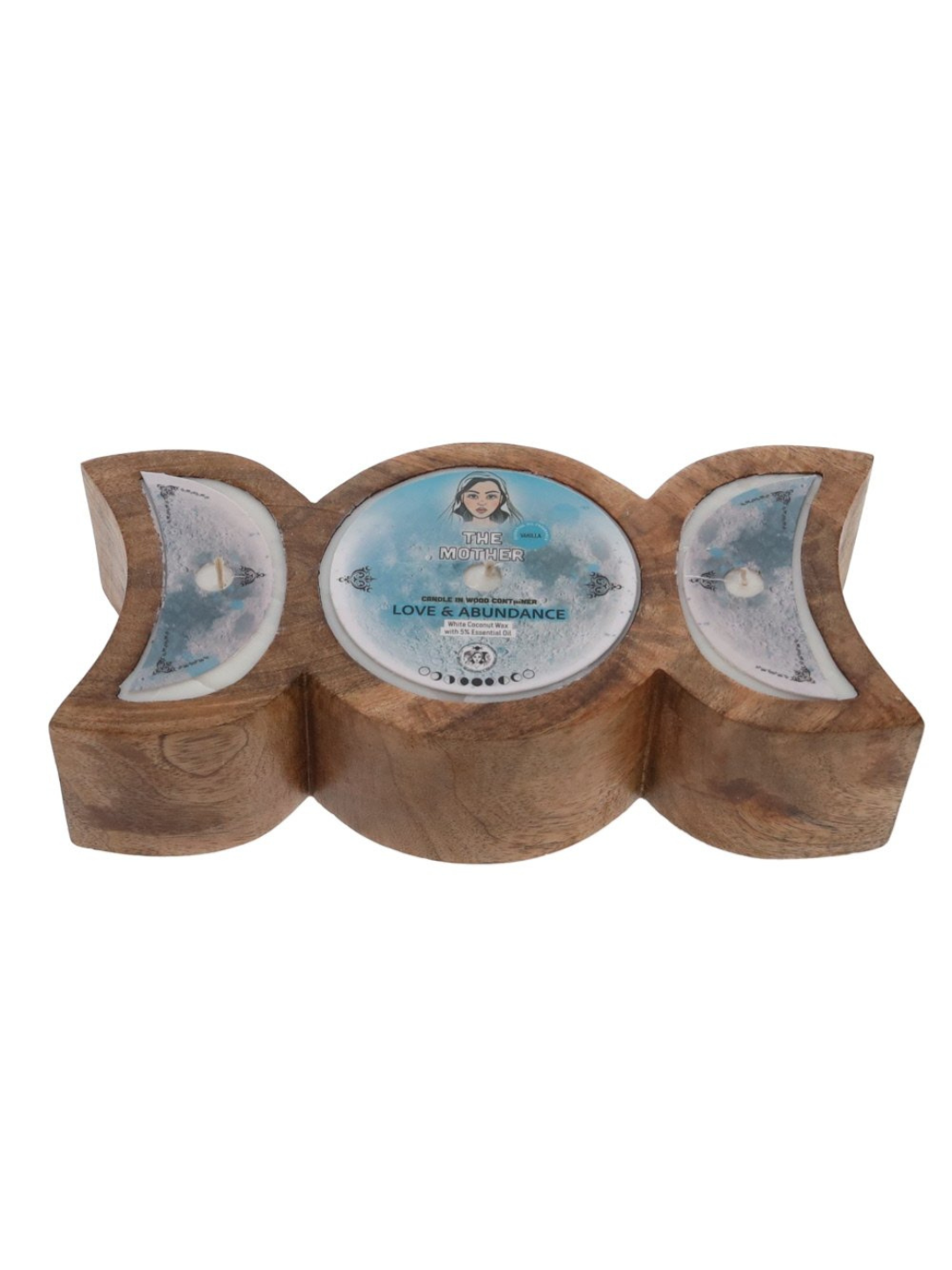 The Mother Triple Moon Goddess Candle