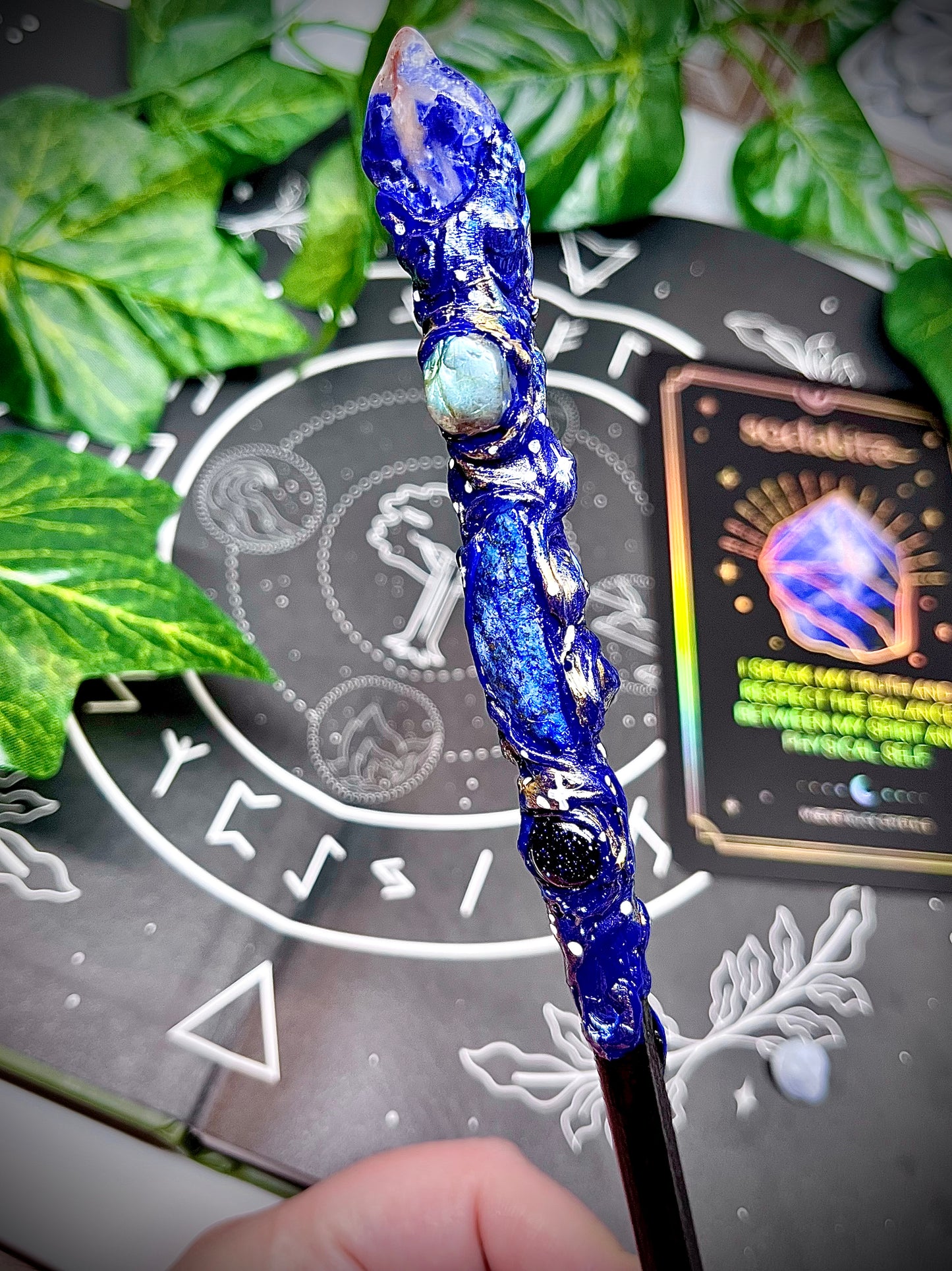 The Star Seeker - Handmade Crystal Wand