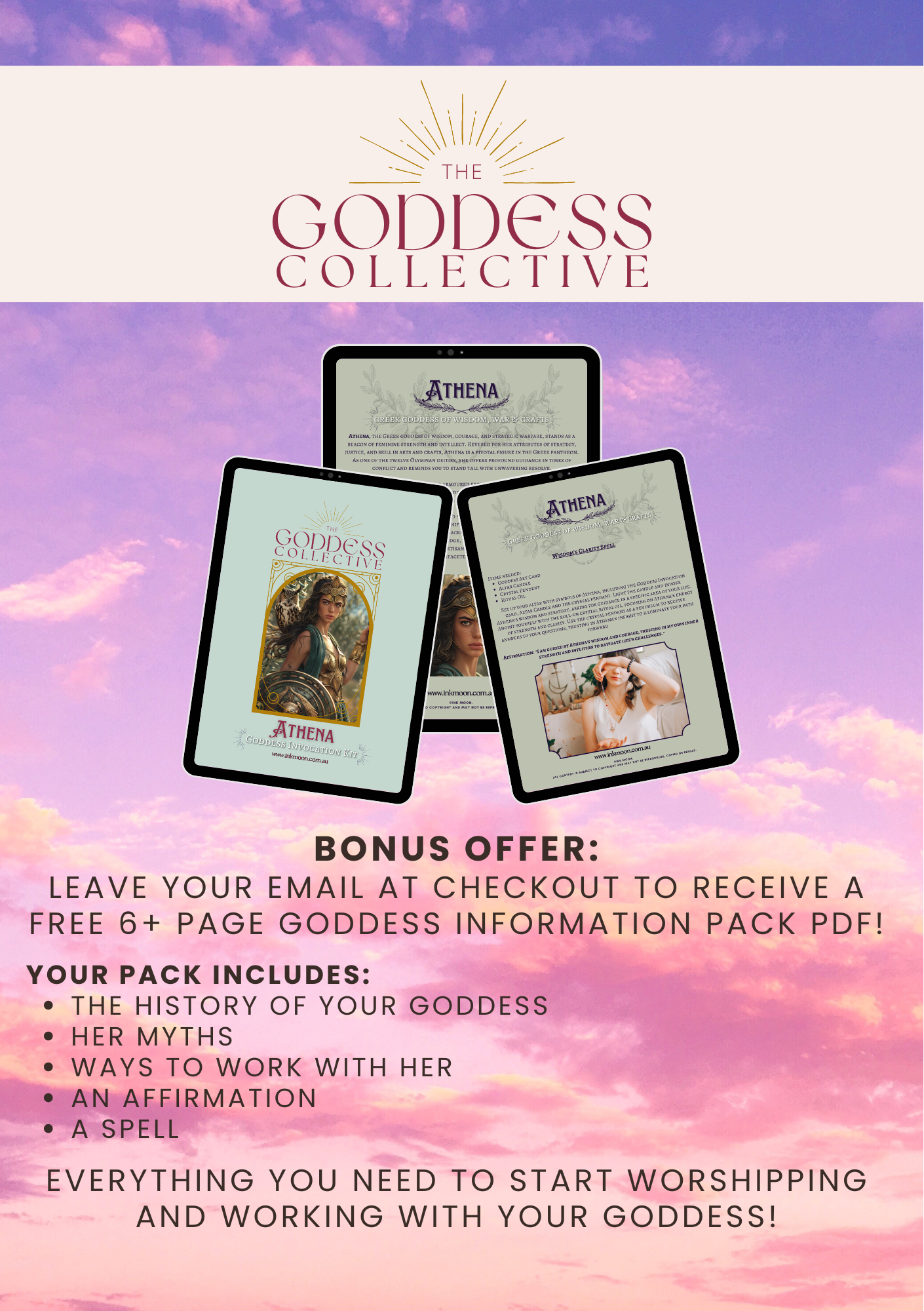 Athena Goddess Invocation Kit