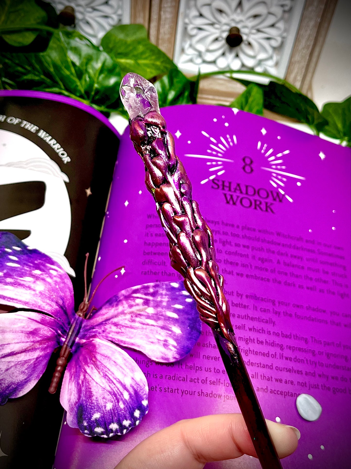 Guardian of the Veil- Handmade Crystal Wand