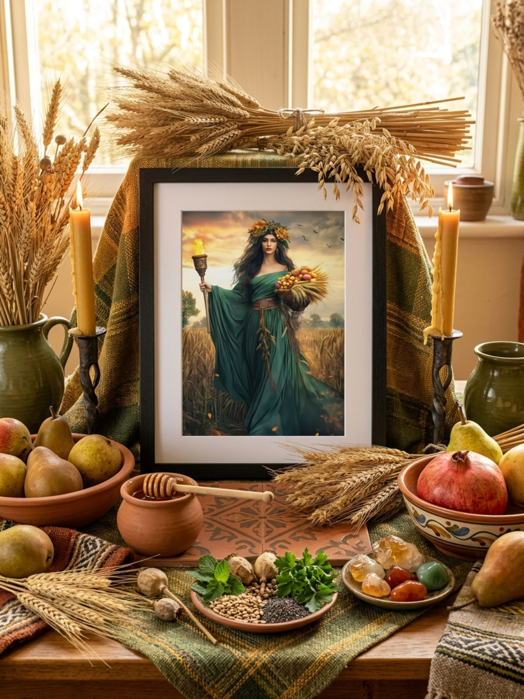 Demeter Devotional Art Print