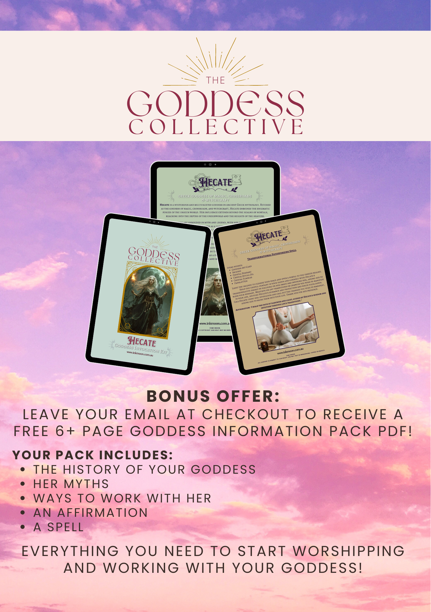 Hecate Goddess Invocation Kit