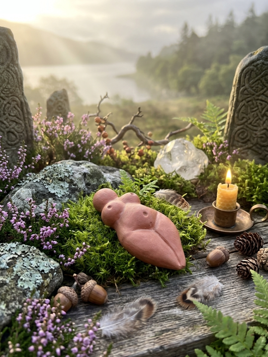 Loch Ness Handcrafted Altar Goddess – Natural