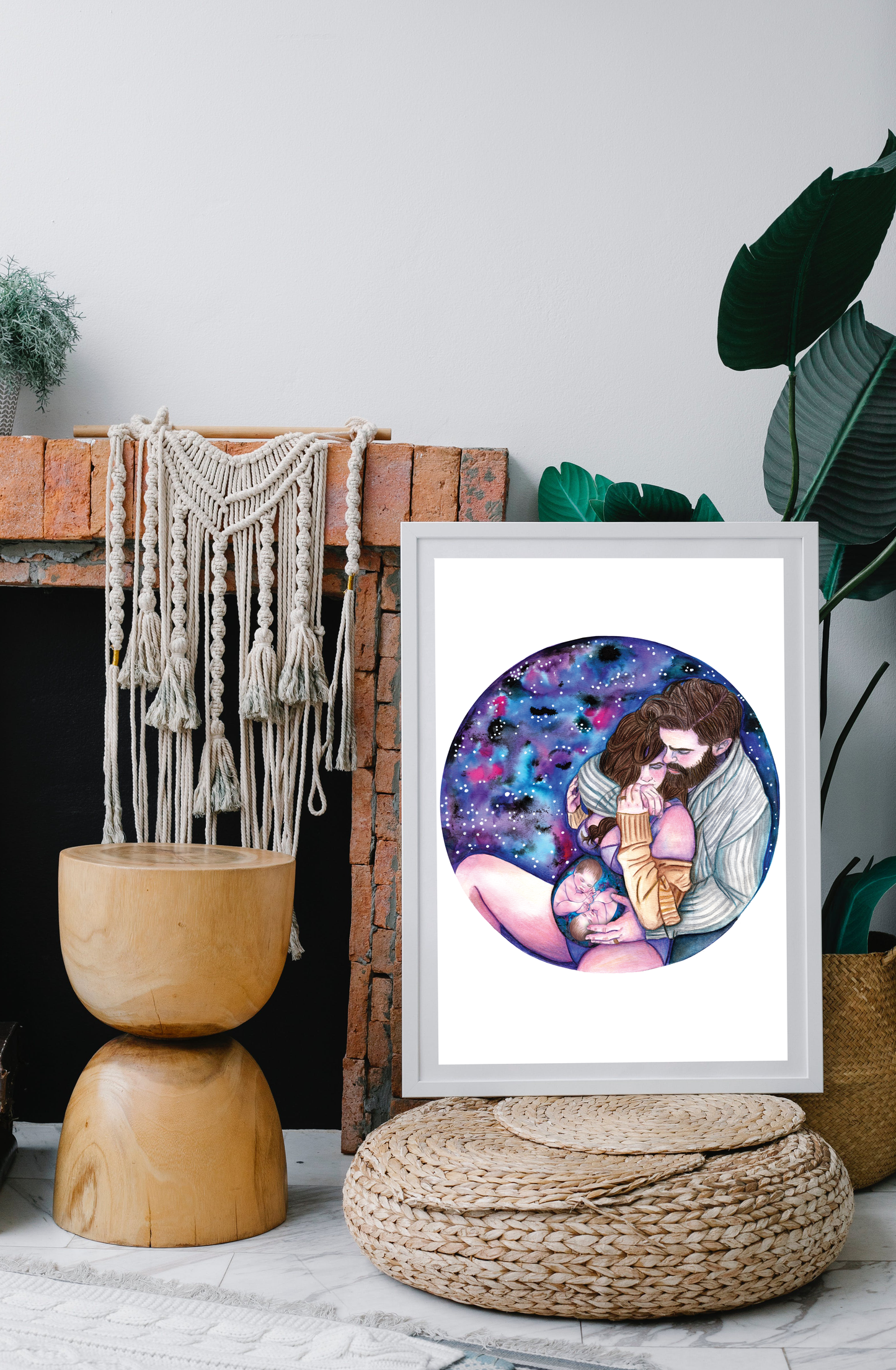 Awaiting Your Arrival Twins Art Print