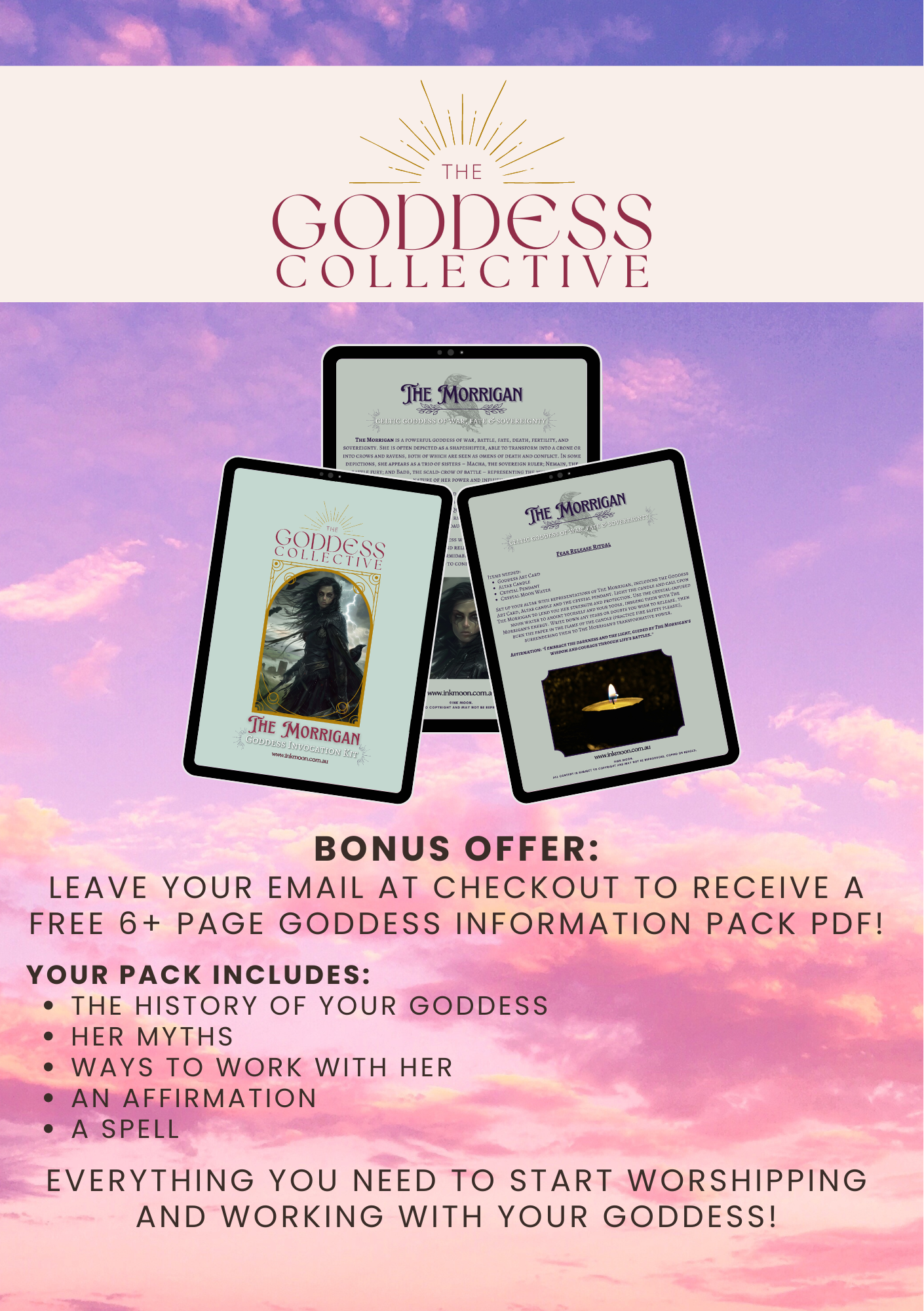 The Morrigan Goddess Invocation Kit