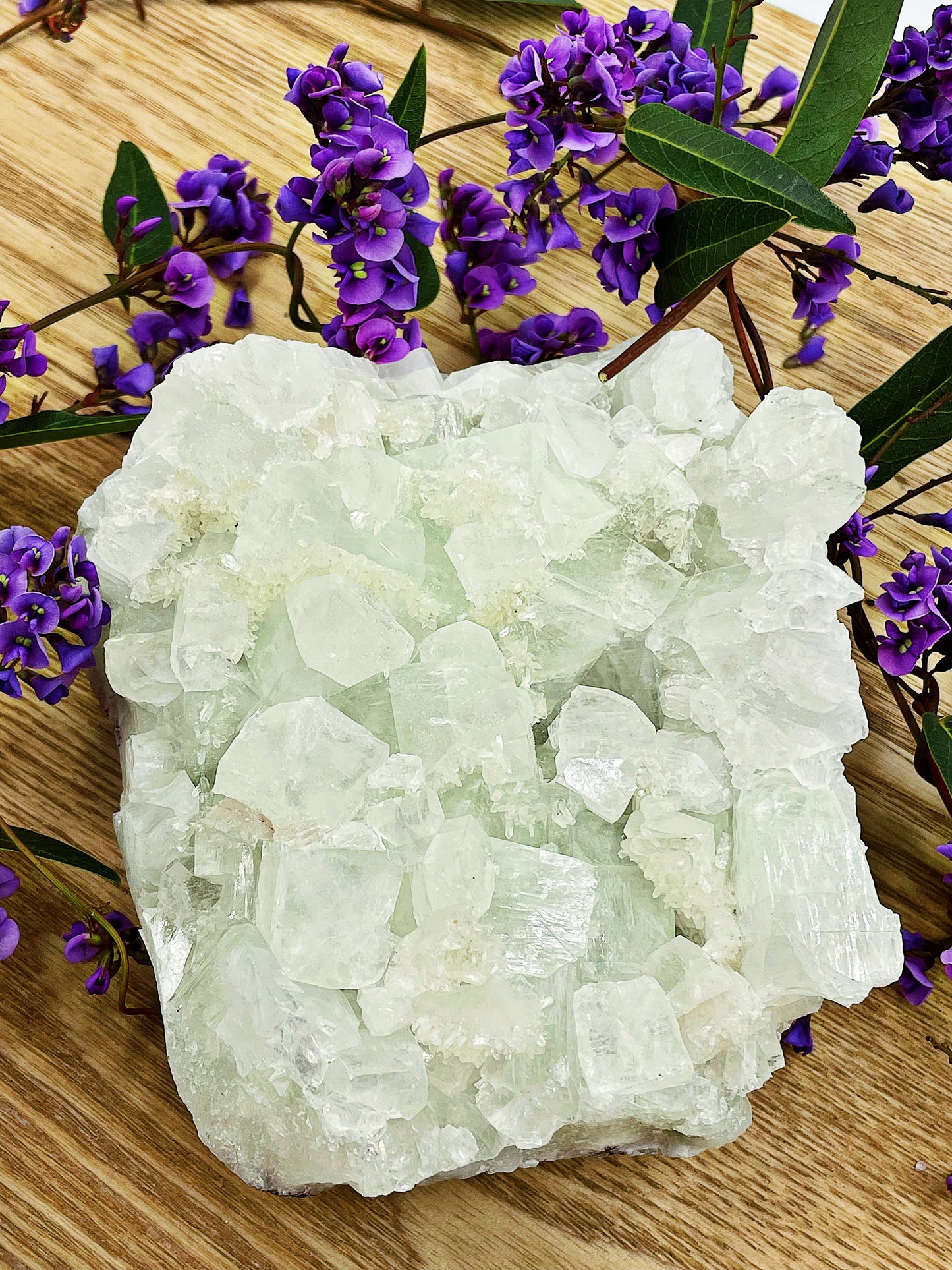 Large Green Apophyllite Cluster