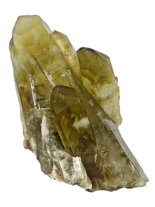 Large Natural Smoky Citrine Cluster