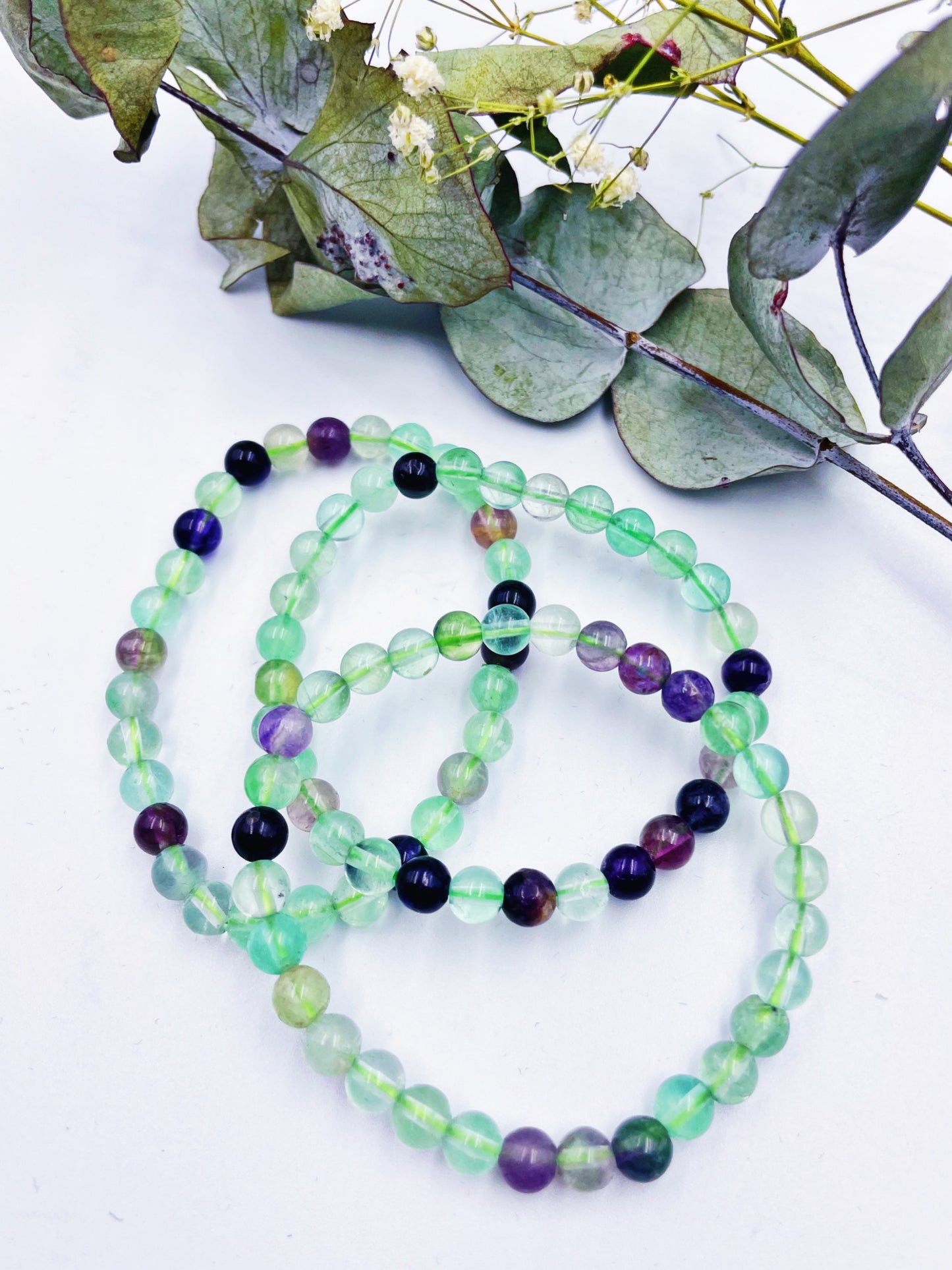 Rainbow Fluorite Bracelets