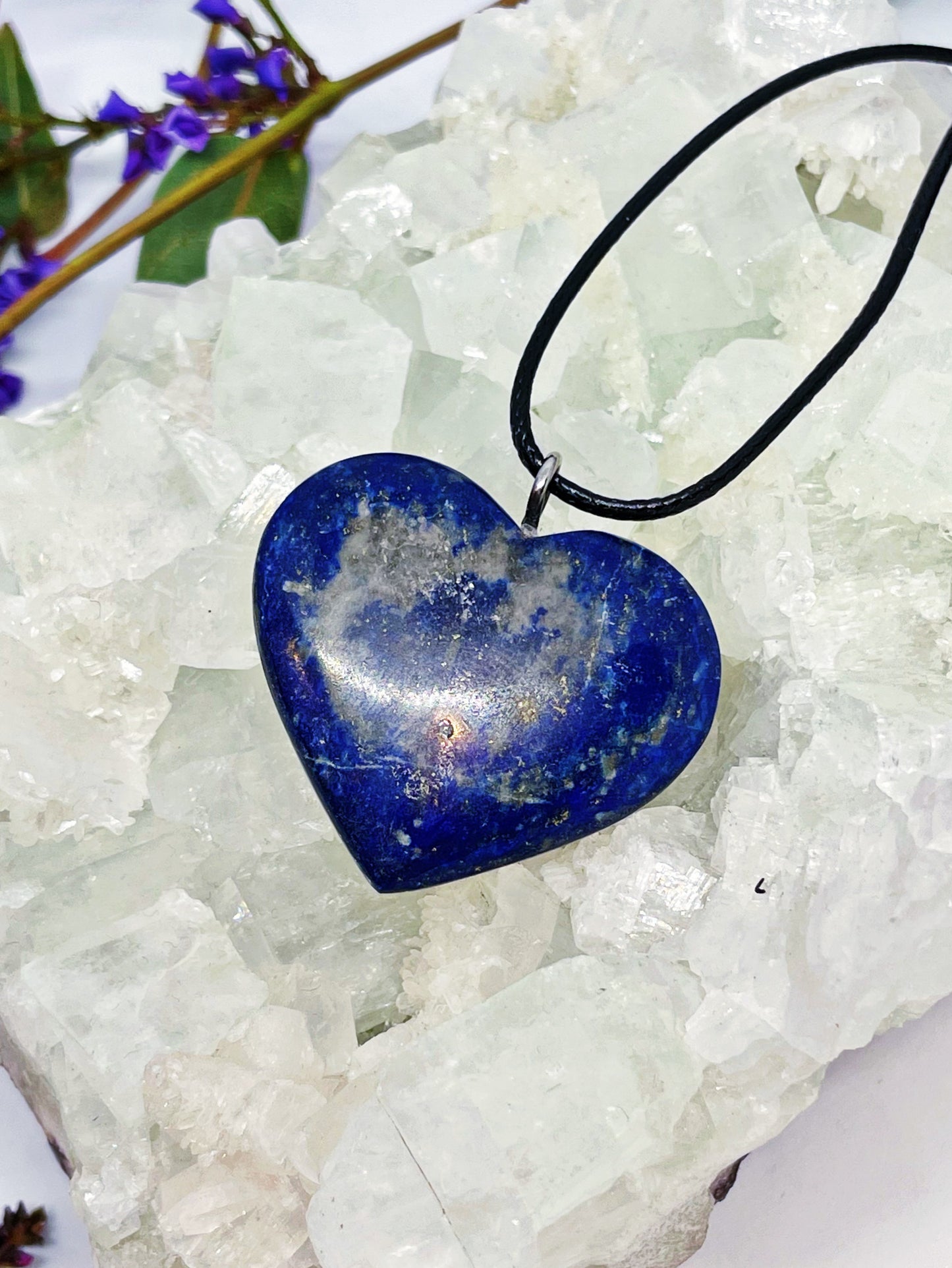 Lapis Lazuli Heart Pendants