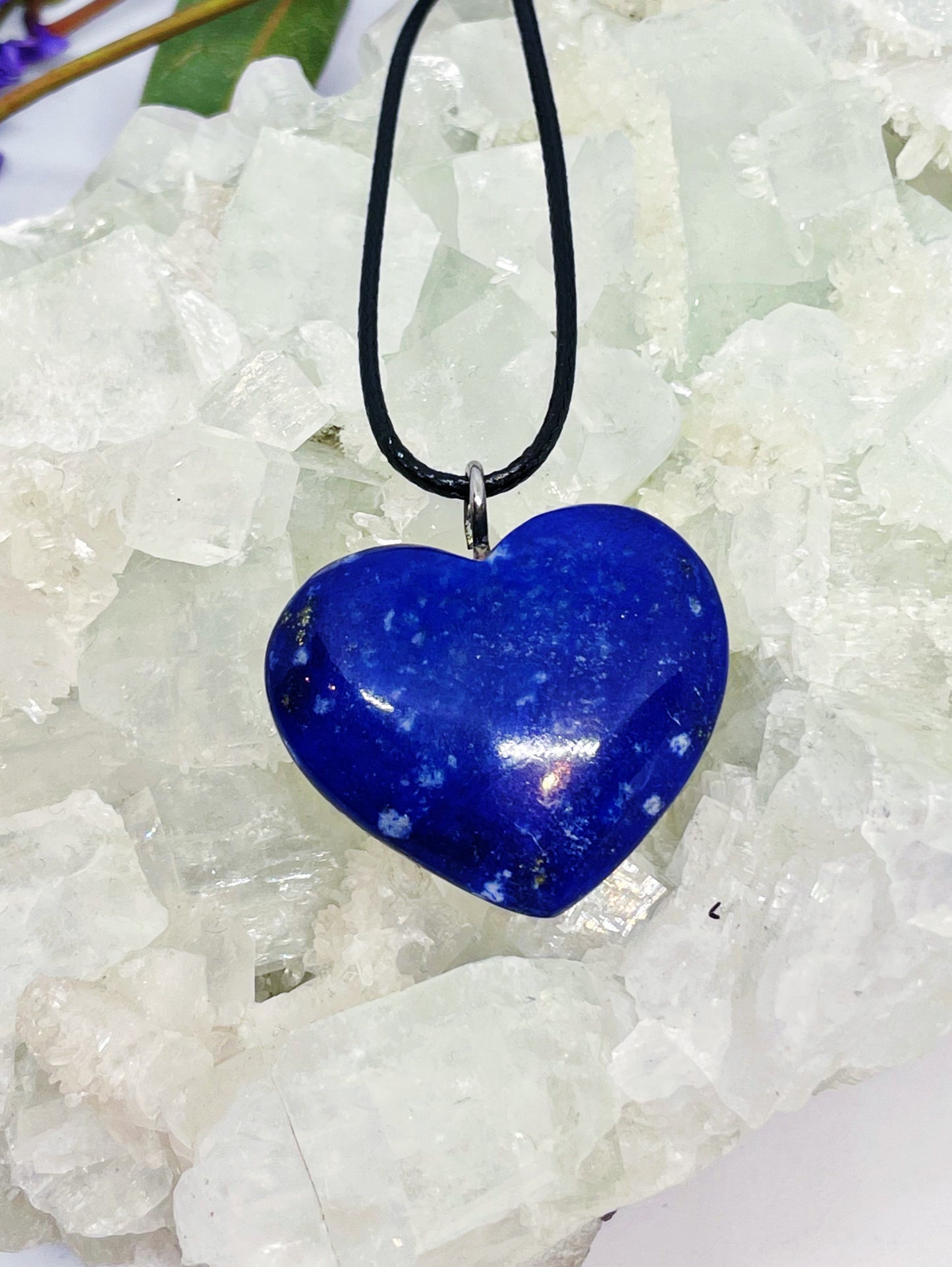 Lapis Lazuli Heart Pendants