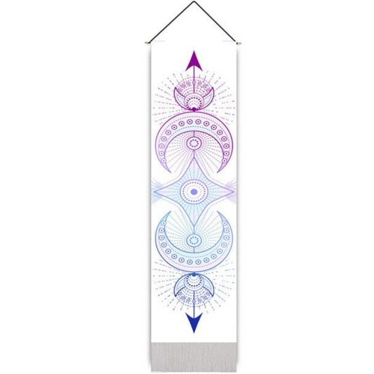 Moon & Eye Tapestry Banner