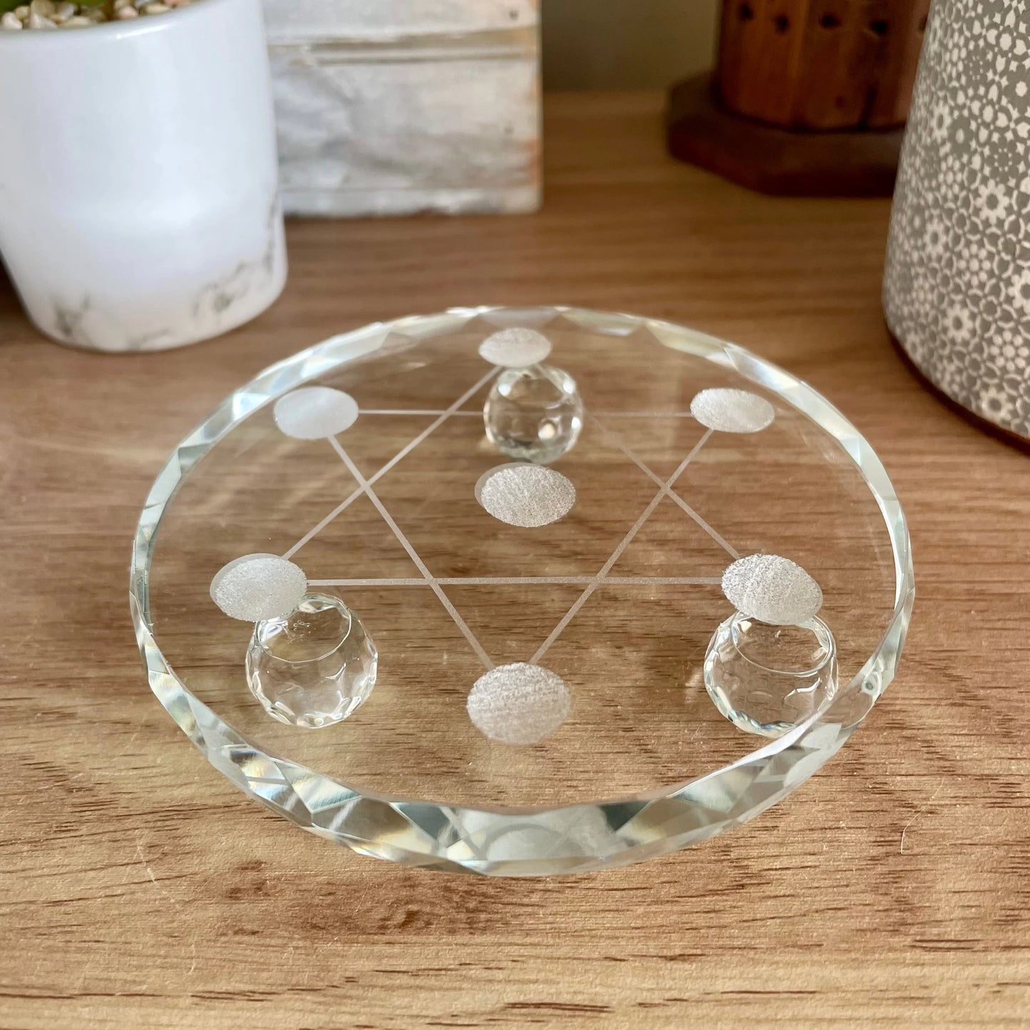 Glass Gridding Sphere Stands