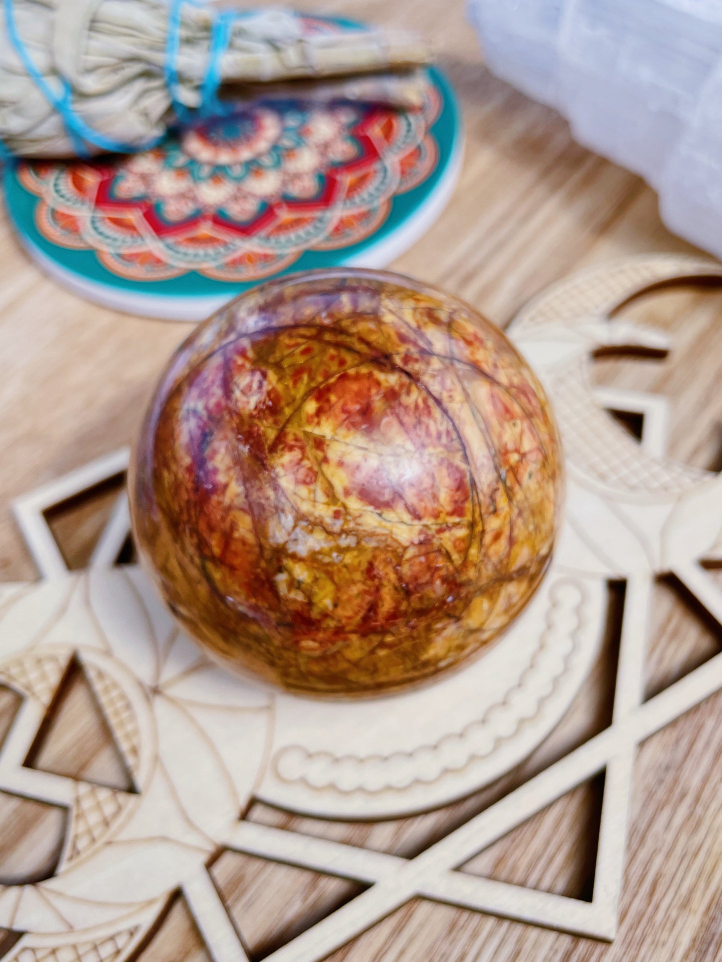 Cherry Creek Jasper Sphere