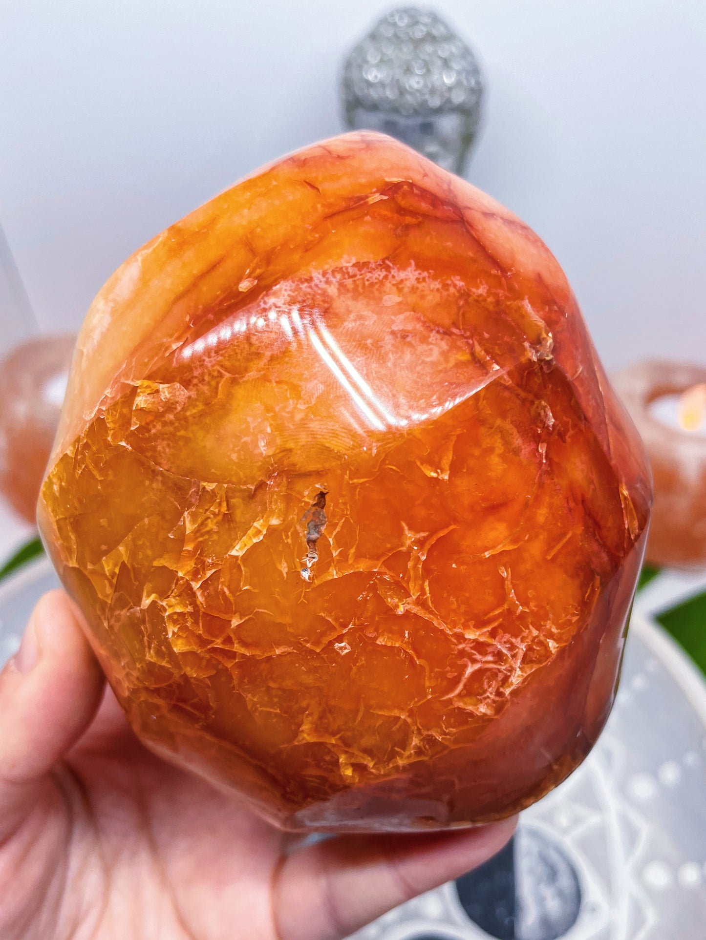 Large Carnelian Flame