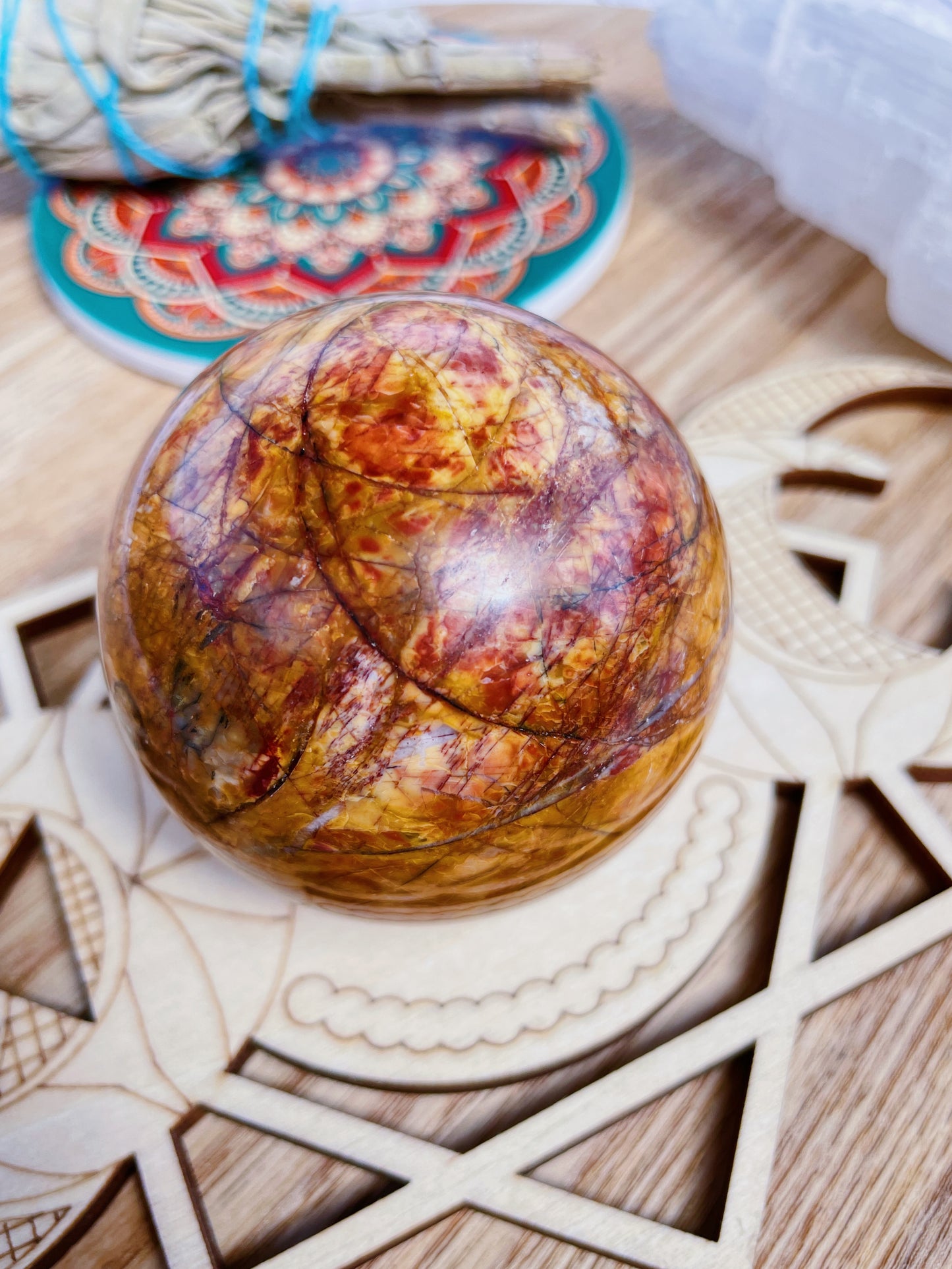 Cherry Creek Jasper Sphere