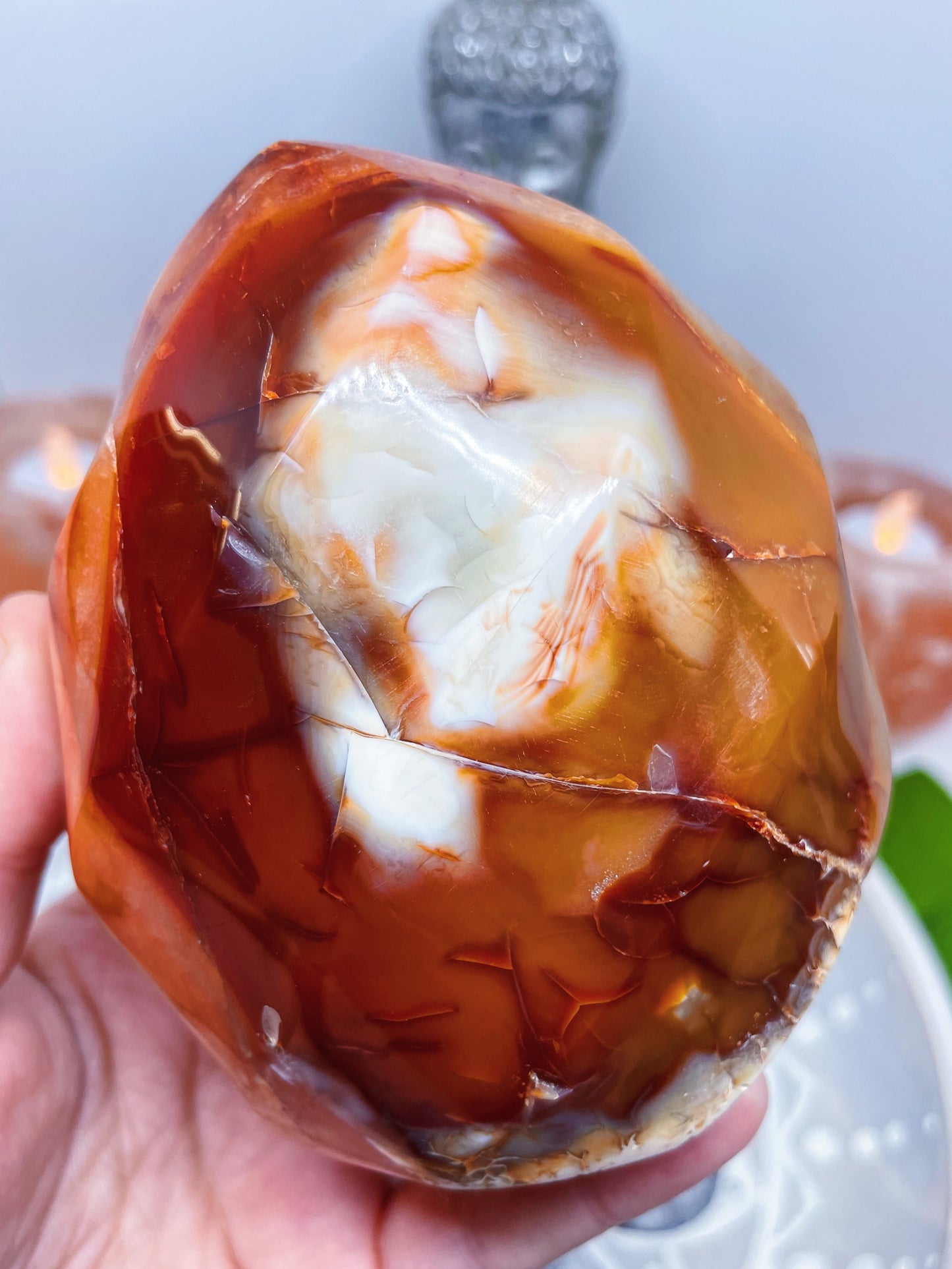 Large Carnelian Flame