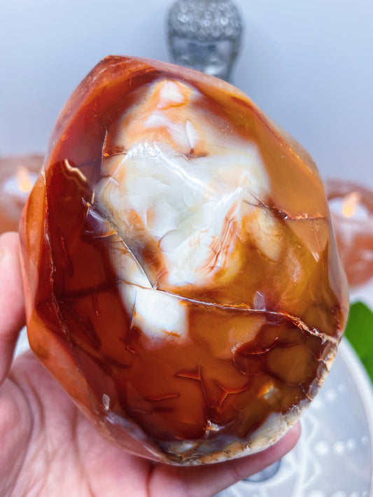 Large Carnelian Flame