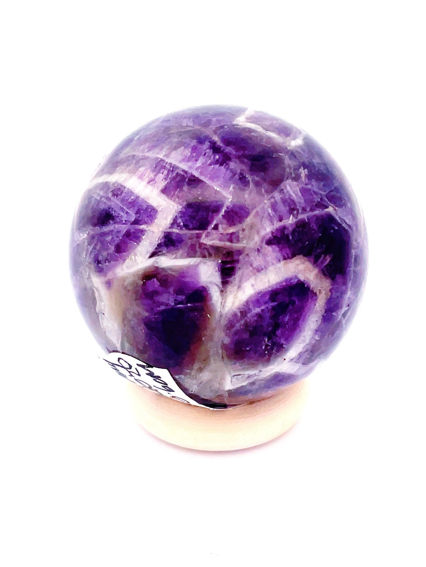 Chevron Amethyst Spheres