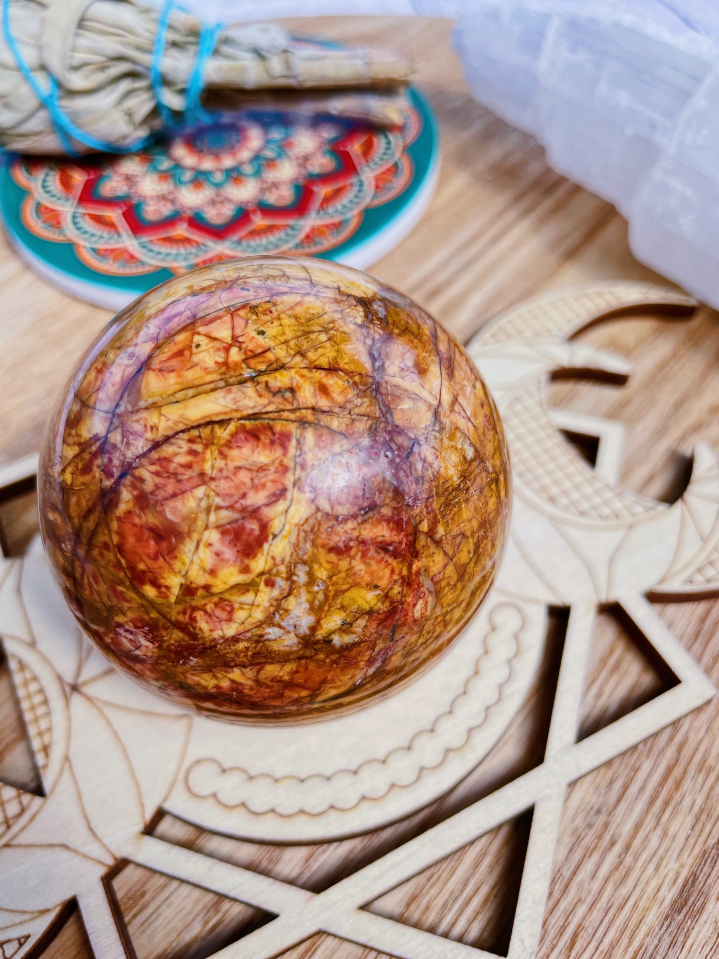 Cherry Creek Jasper Sphere
