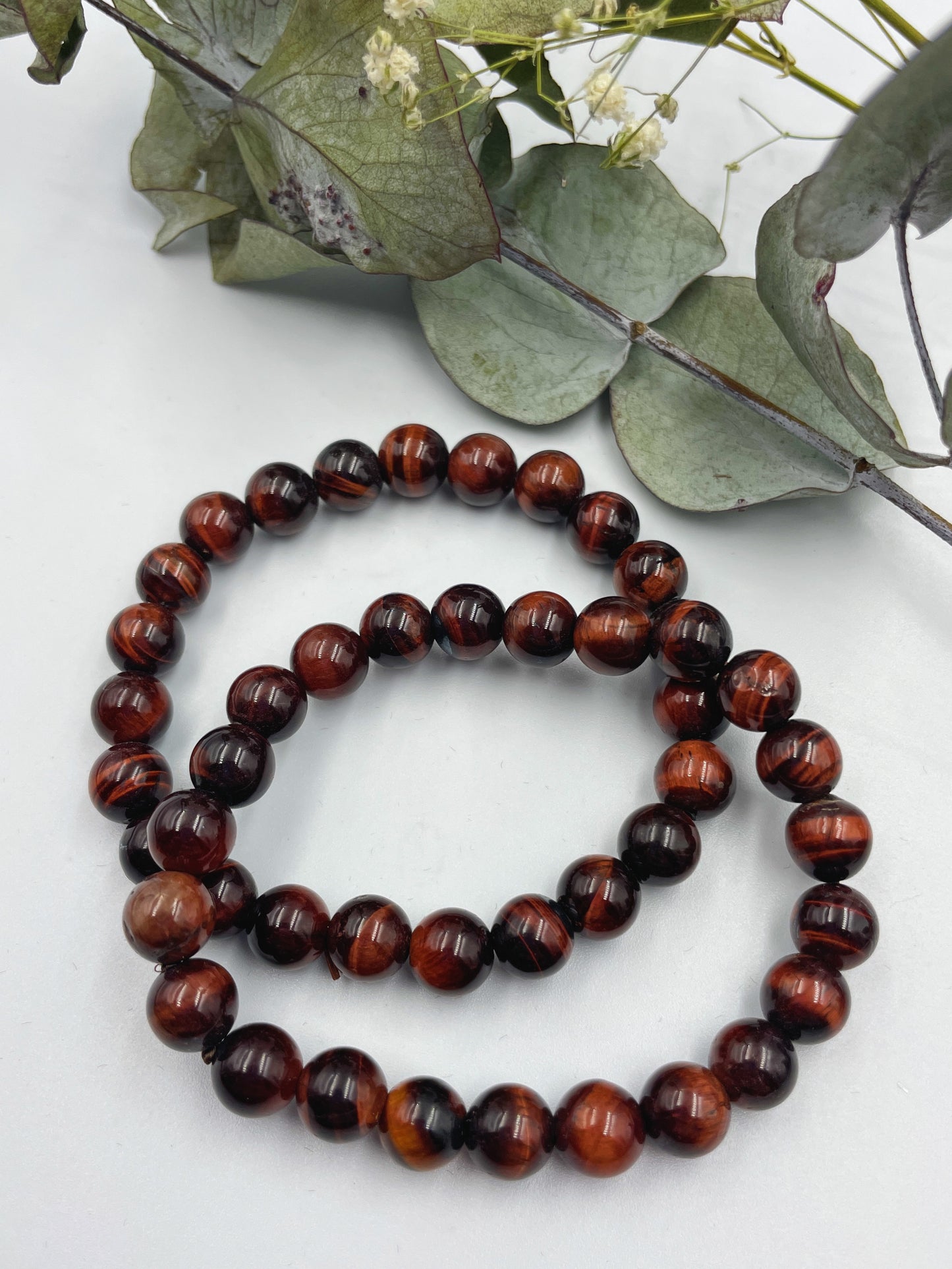 Red Tigers Eye Bracelets