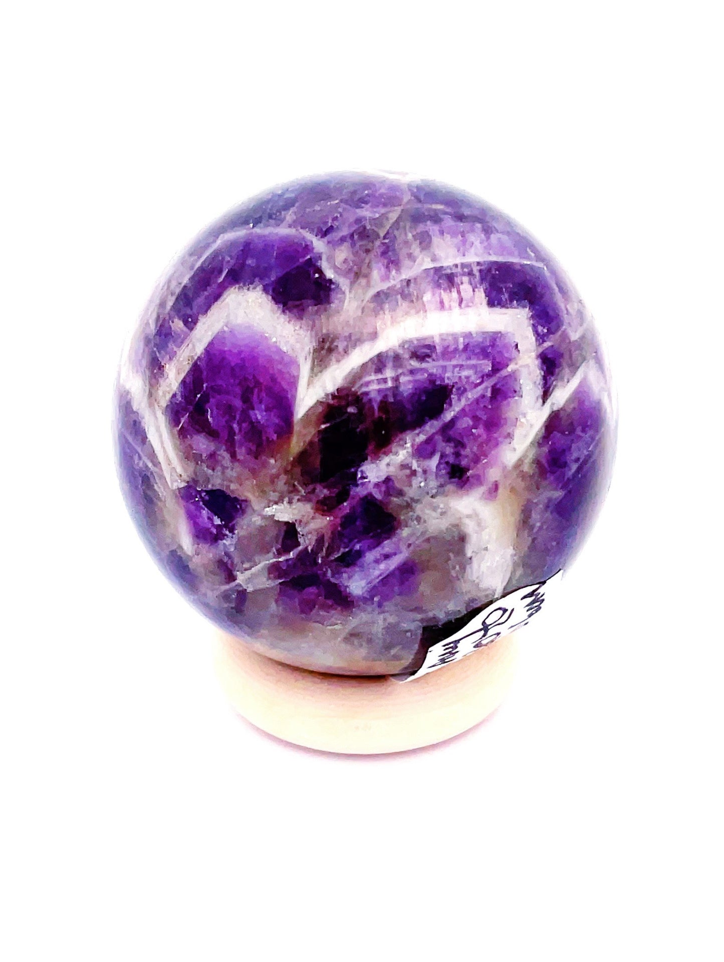 Chevron Amethyst Spheres