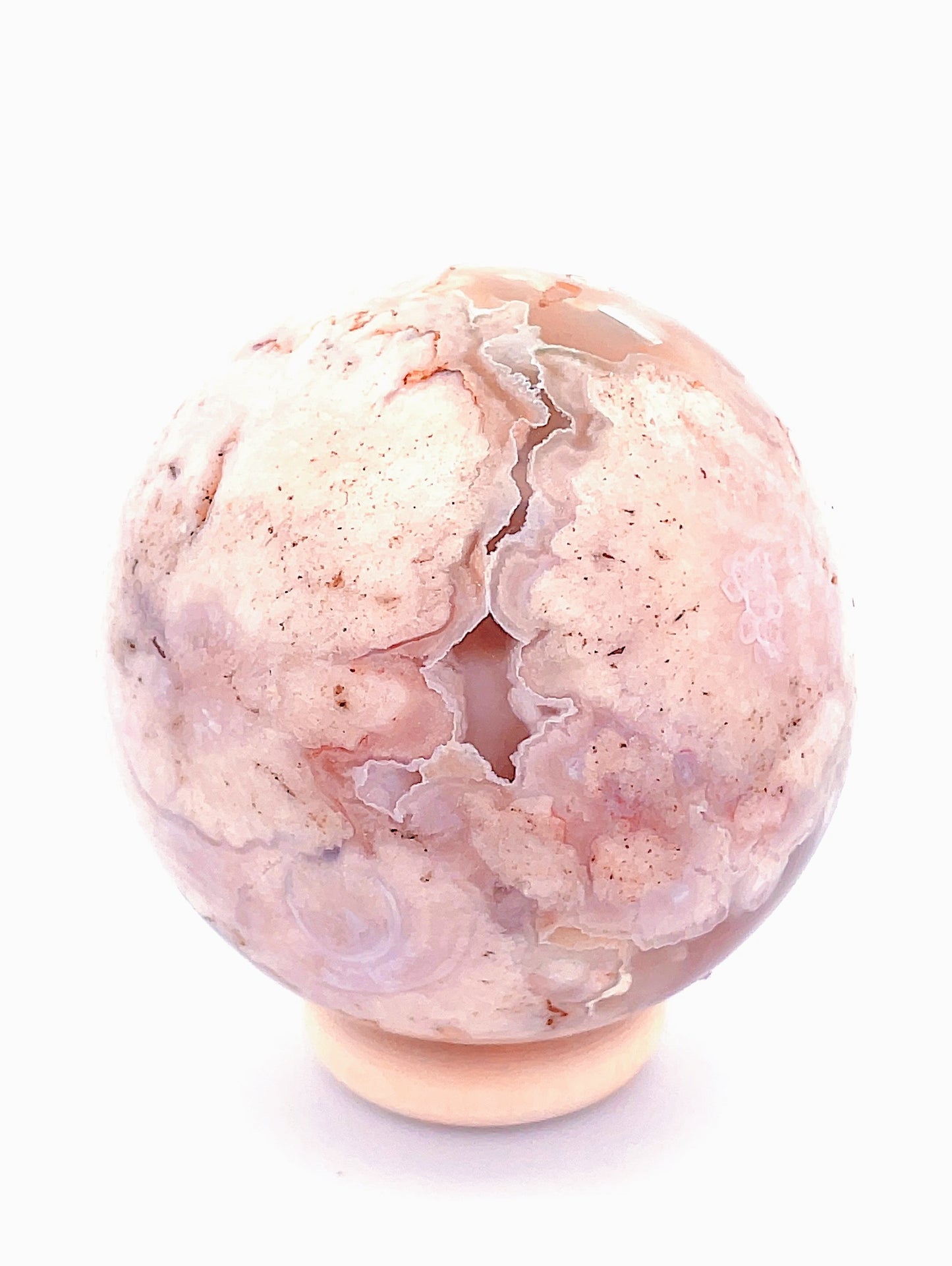 Flower Agate Sphere