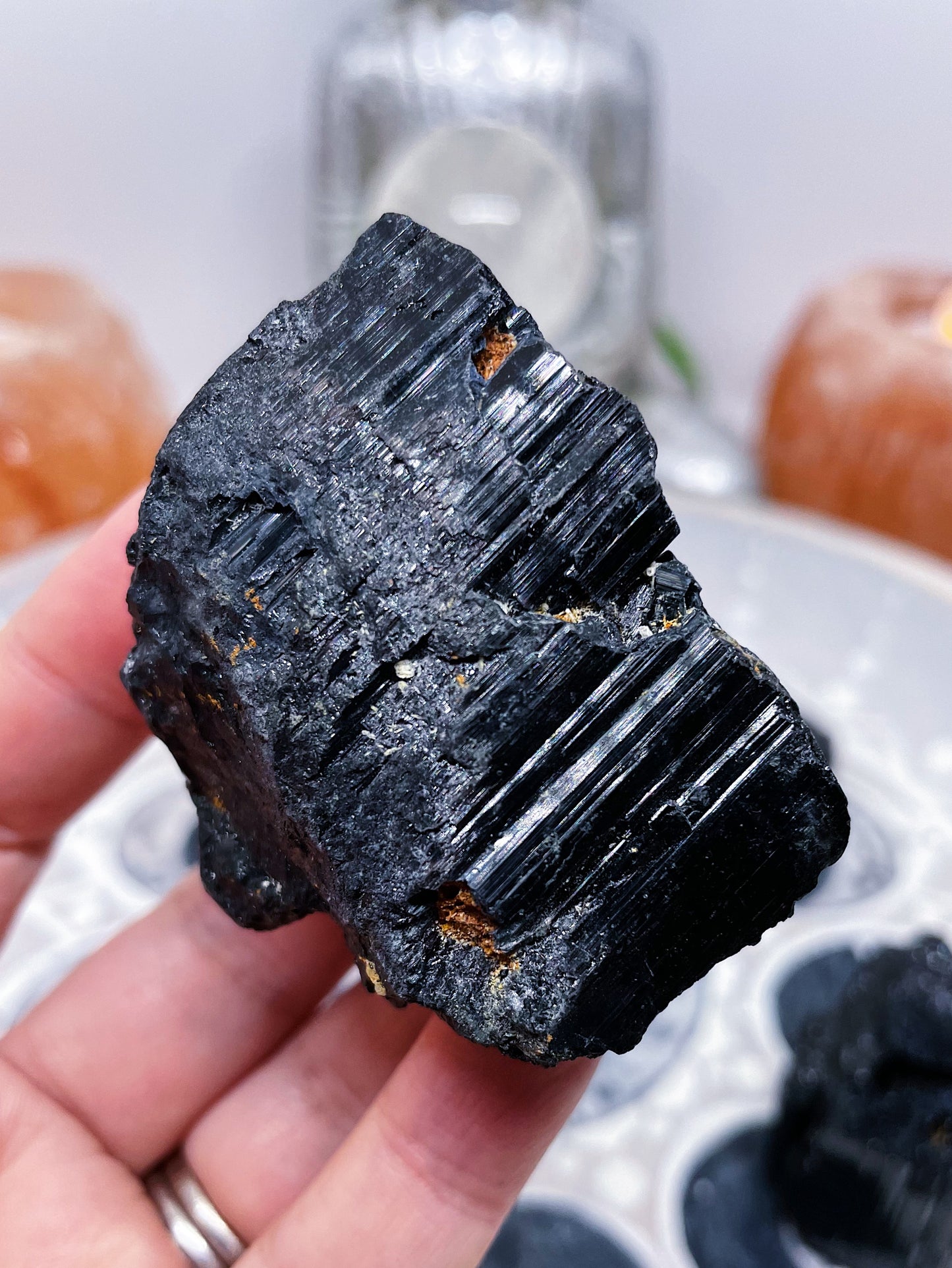 Raw Black Tourmaline Chunks