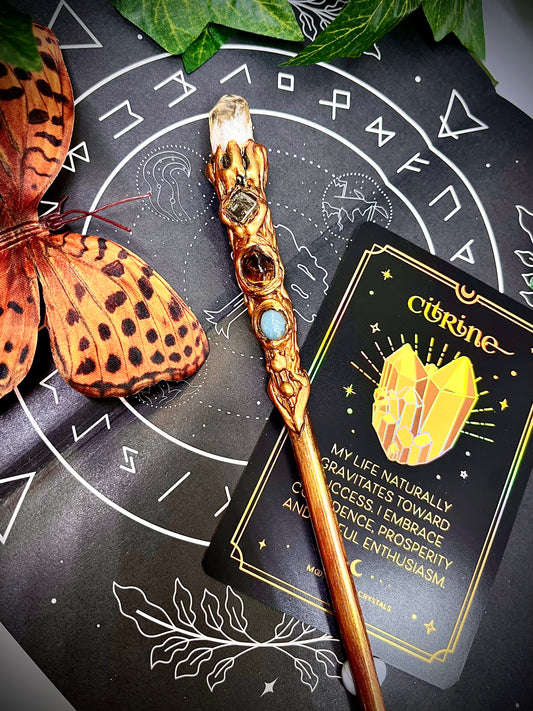 The Fortune Bringer Crystal Wand