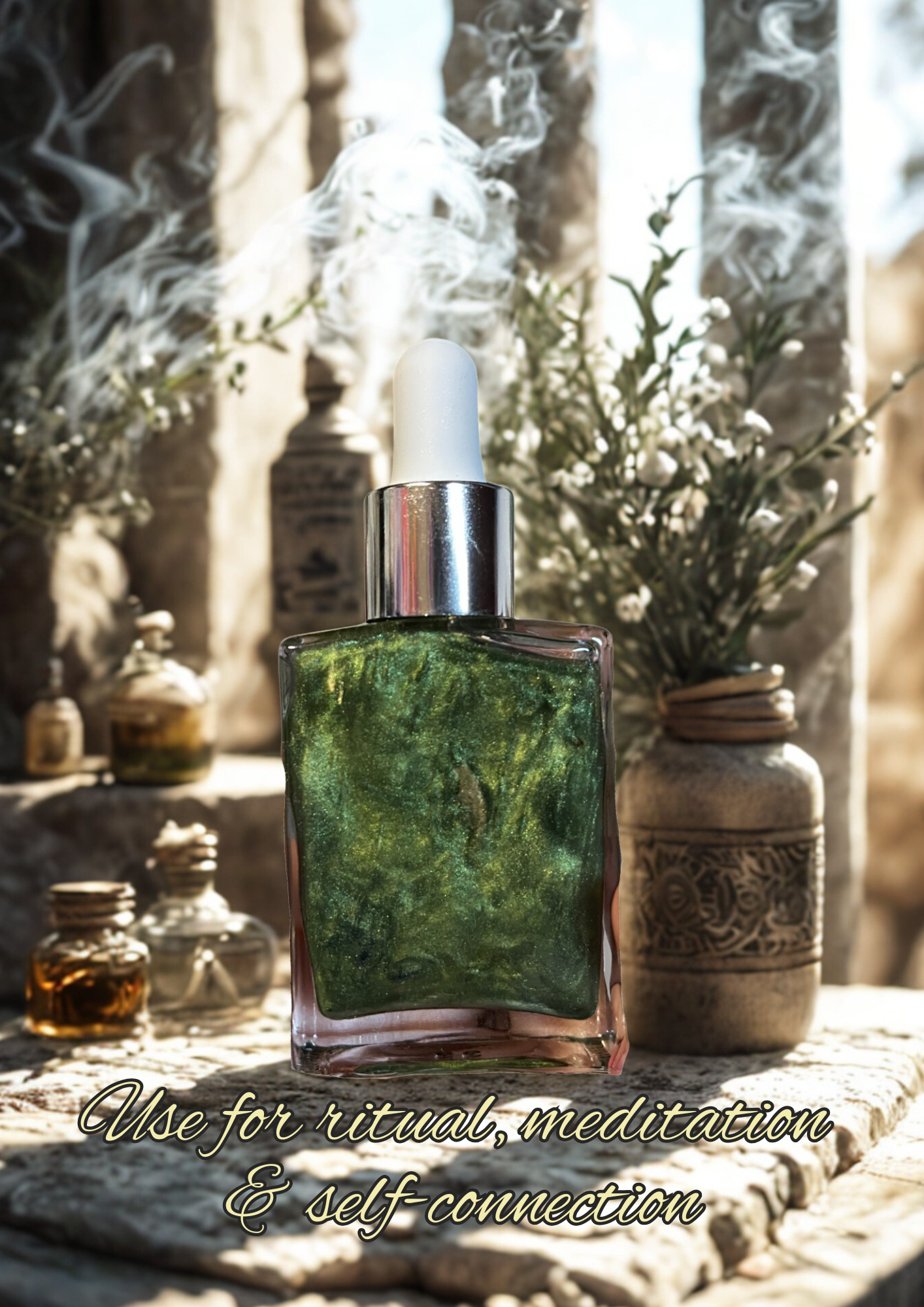 Athena Goddess Oil | Devotional Ritual Oil for Wisdom, Clarity & Courage