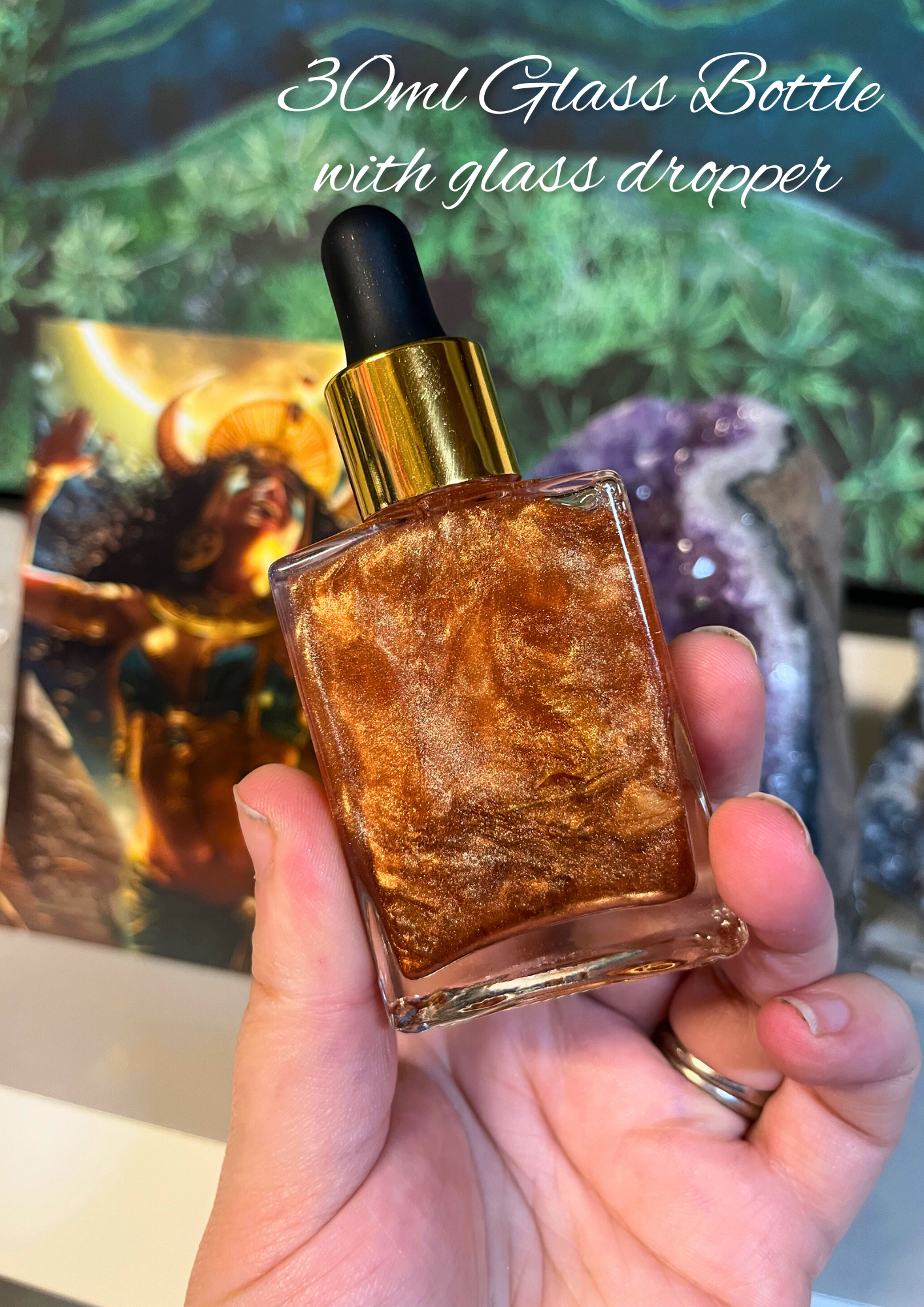 Hathor Goddess Oil | Devotional Ritual Oil for Love, Joy & Confidence