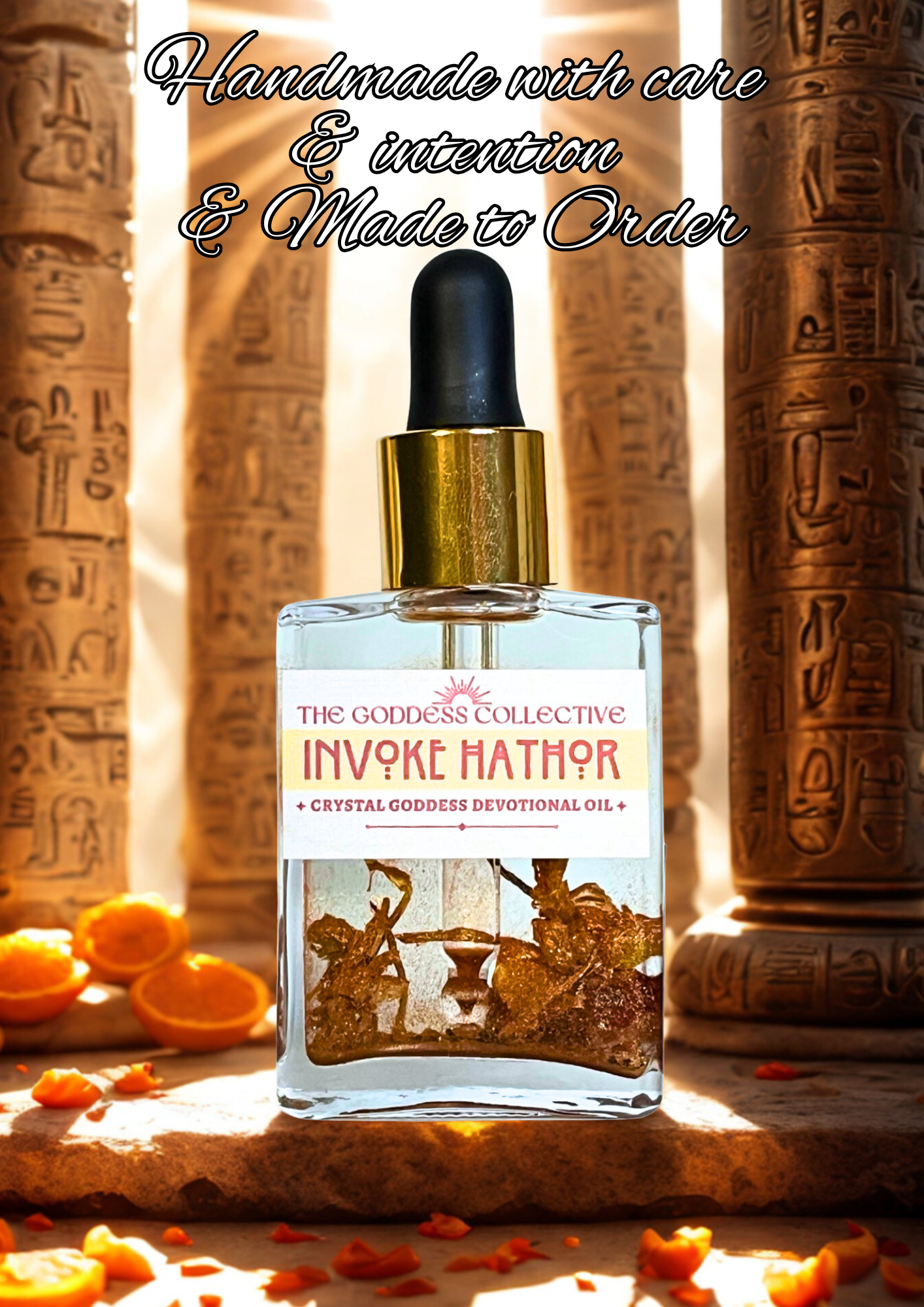 Hathor Goddess Oil | Devotional Ritual Oil for Love, Joy & Confidence