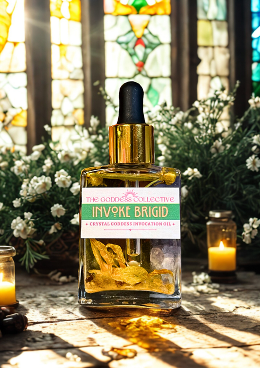Brigid Goddess Oil | Devotional Ritual Oil for Creativity, Healing & Abundance