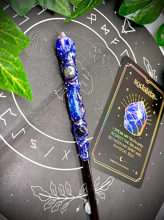 The Star Seeker - Handmade Crystal Wand