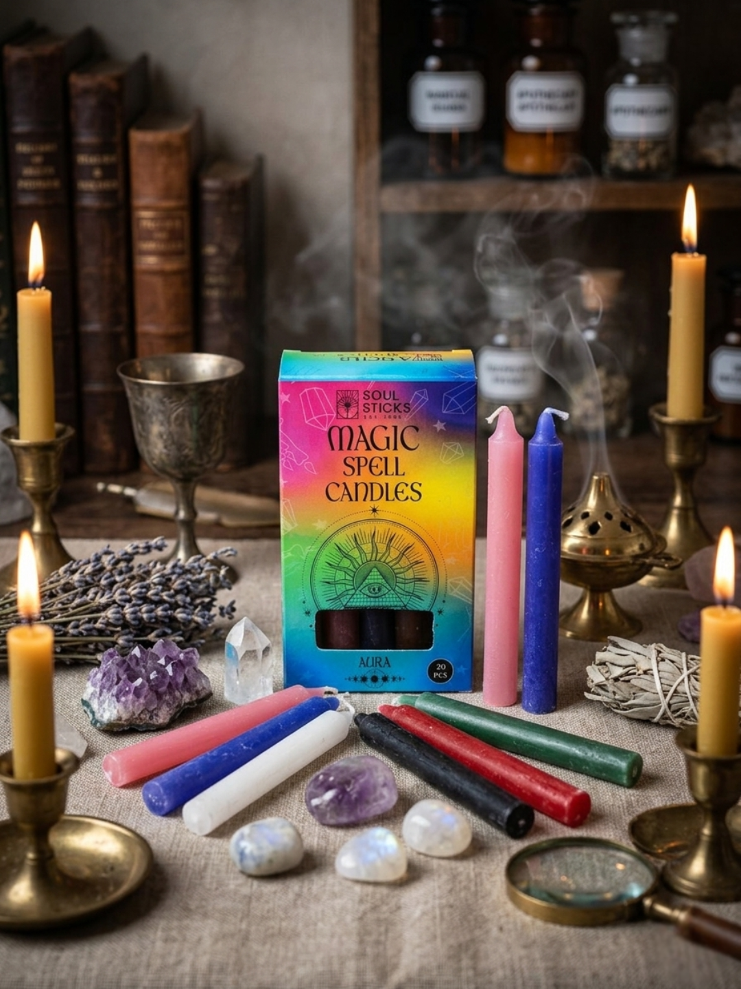 Aura Magic Spell Candles ✧ Soul Sticks