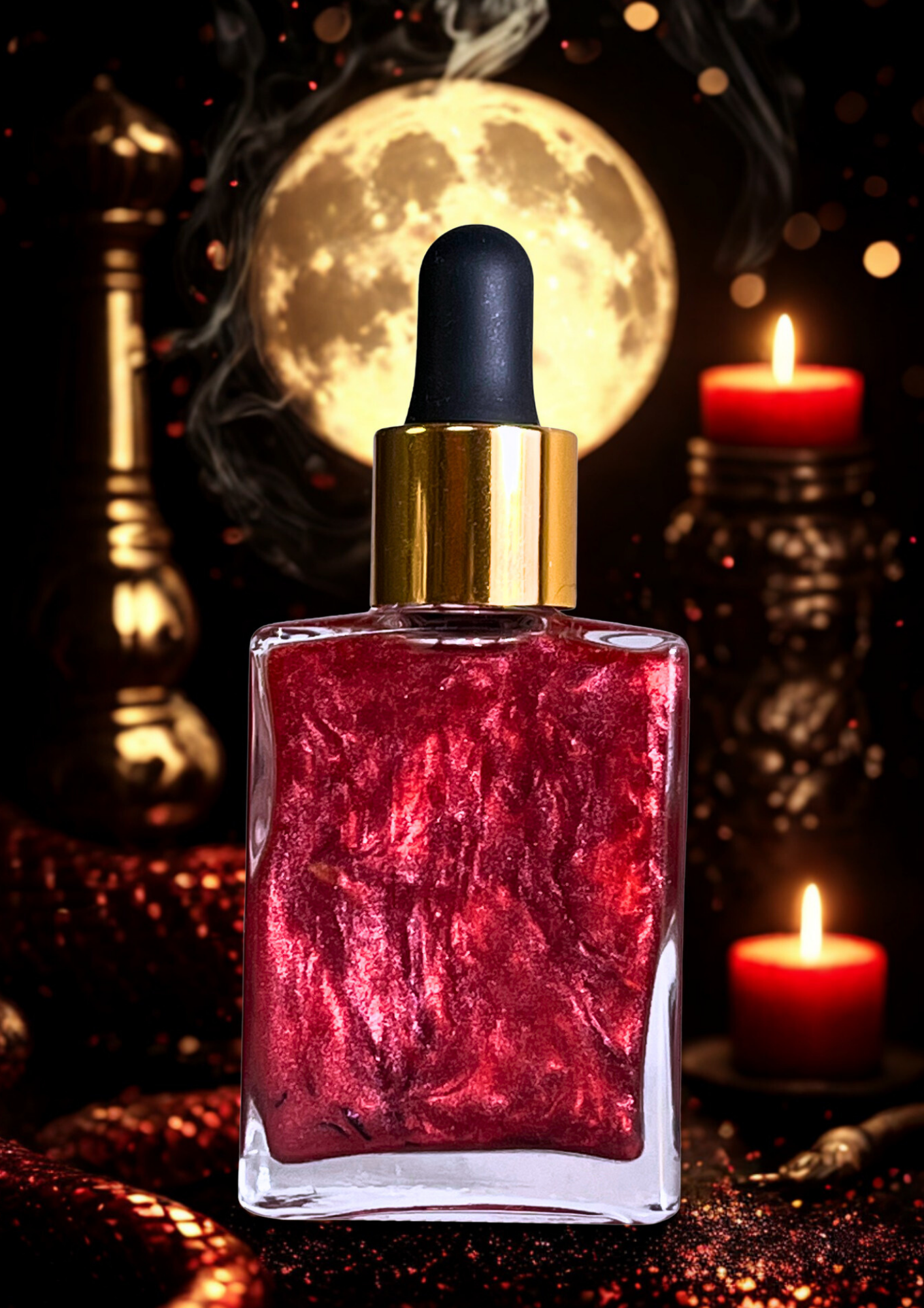 Lilith Goddess Oil | Witch Ritual Oil for Shadow Work, Protection & Dark Feminine Power