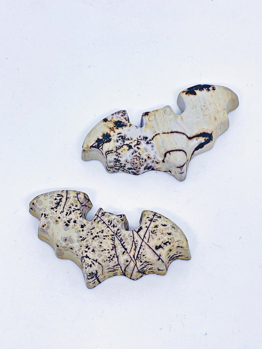 Dendric Jasper Bat Carvings
