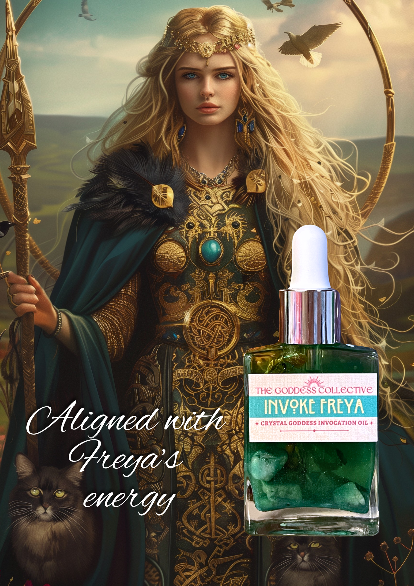 Freya Goddess Oil | Devotional Ritual Oil for Love, Magick & Feminine Power