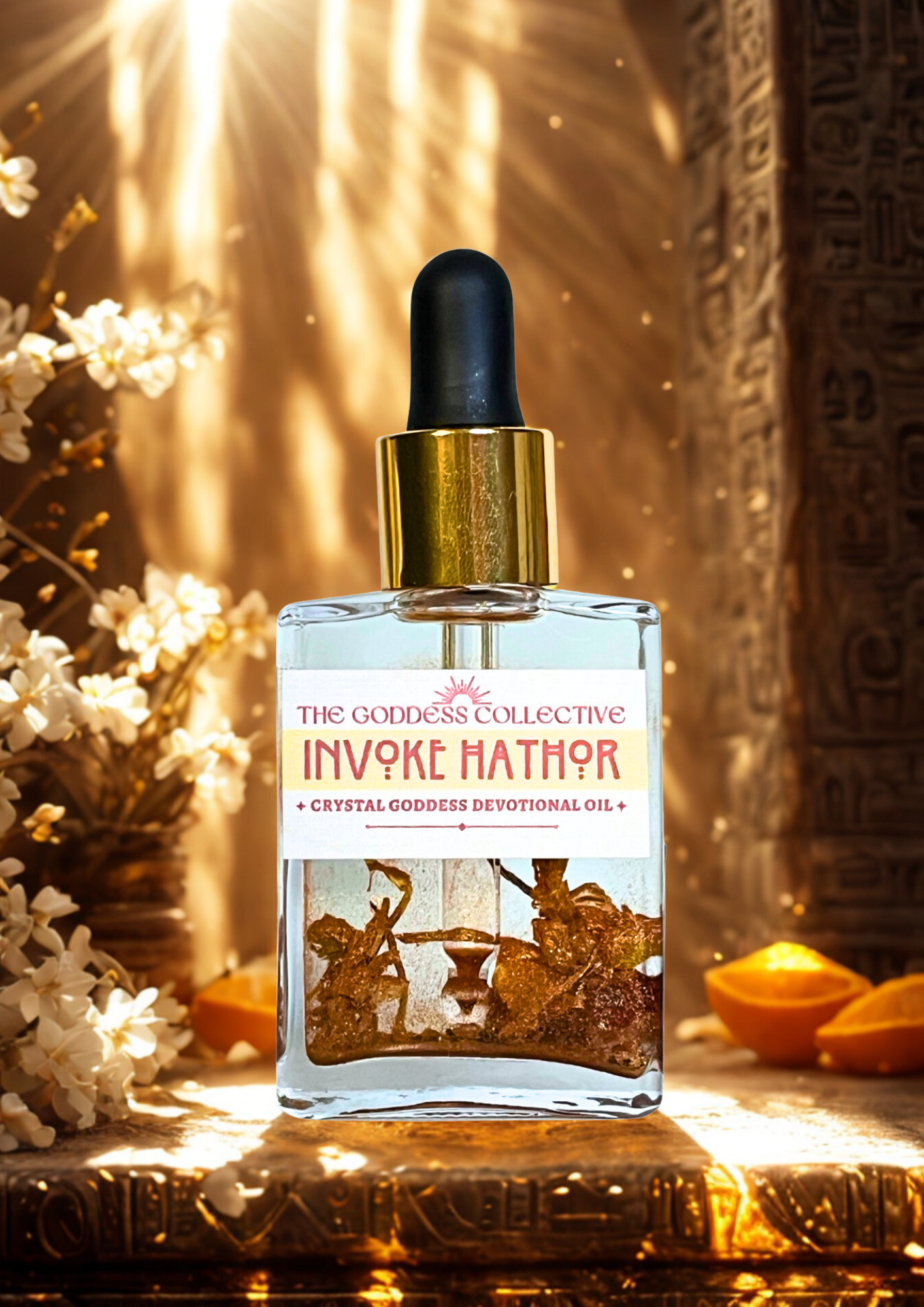 Hathor Goddess Oil | Devotional Ritual Oil for Love, Joy & Confidence