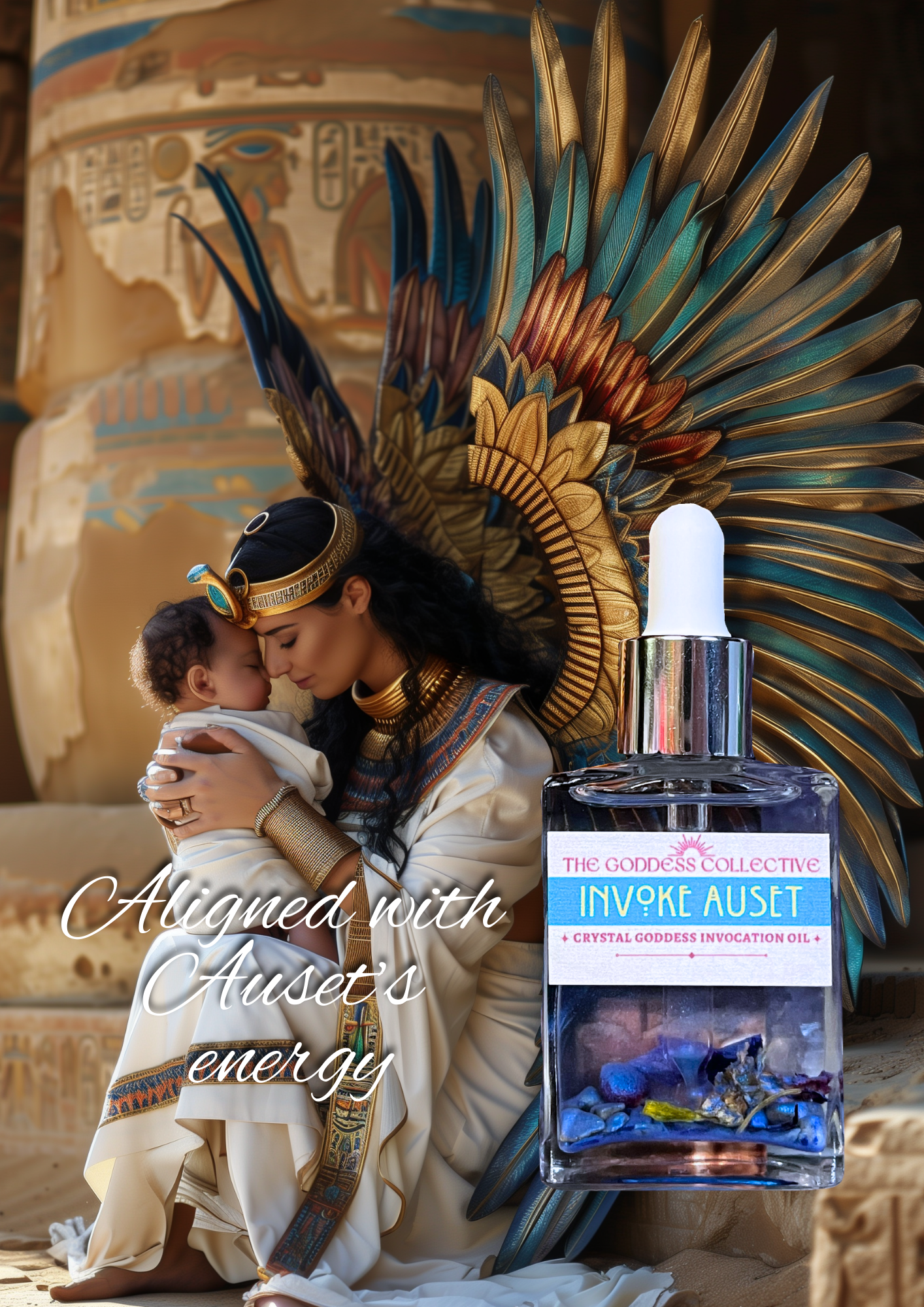 Auset Goddess Oil | Devotional Ritual Oil for Magick, Protection & Sacred Power