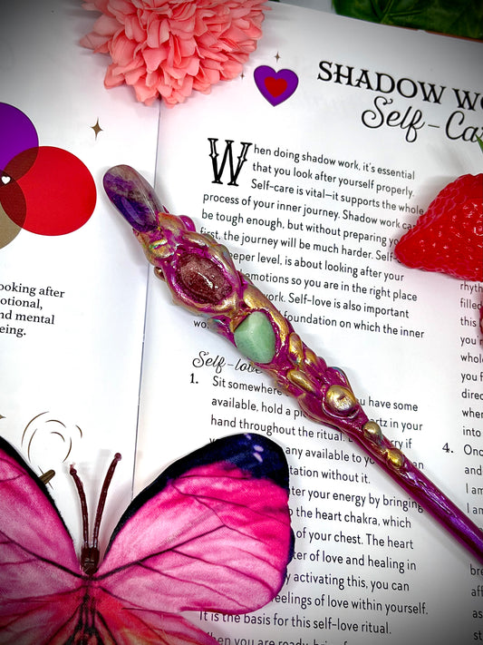 The Joy Keeper- Handmade Crystal Wand