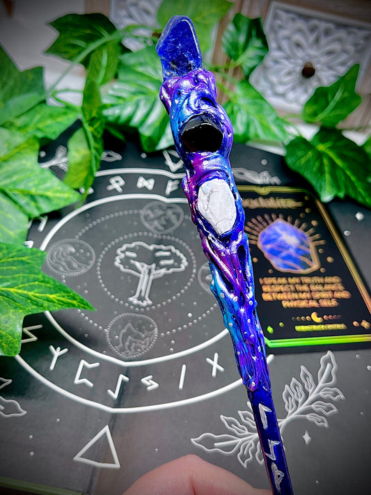 The Night Seerer- Handmade Crystal Wand