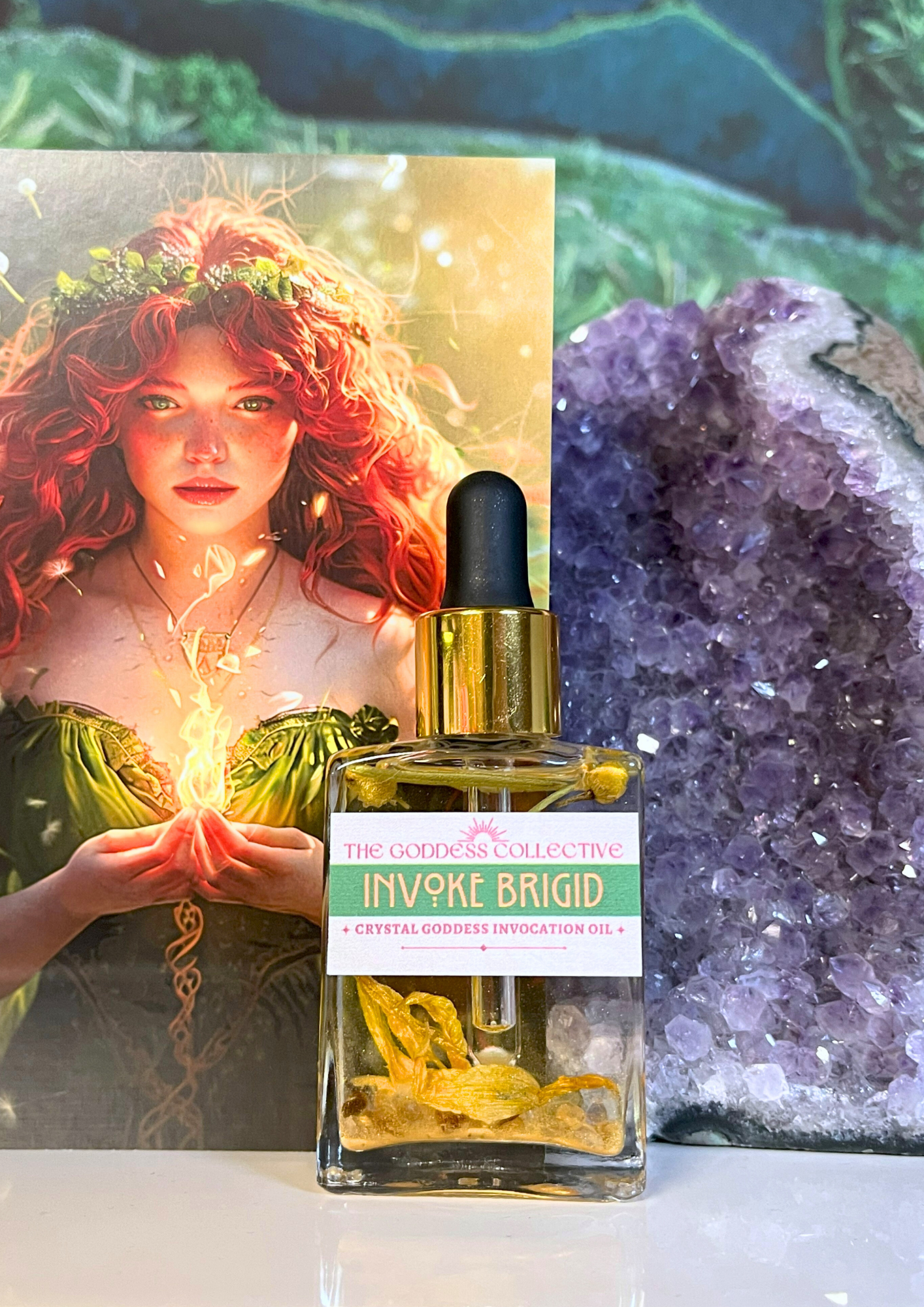 Brigid Goddess Oil | Devotional Ritual Oil for Creativity, Healing & Abundance