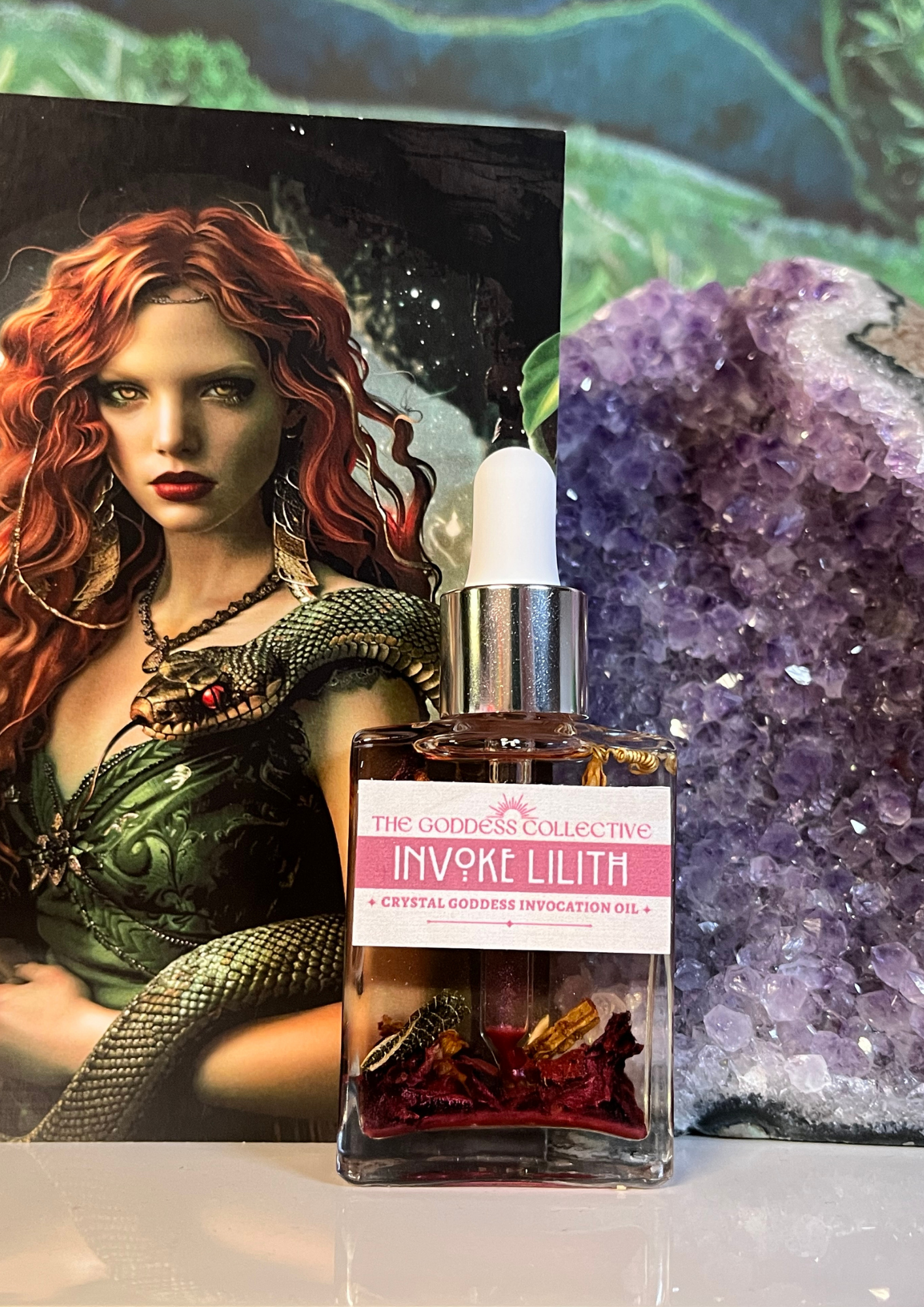 Lilith Goddess Oil | Witch Ritual Oil for Shadow Work, Protection & Dark Feminine Power