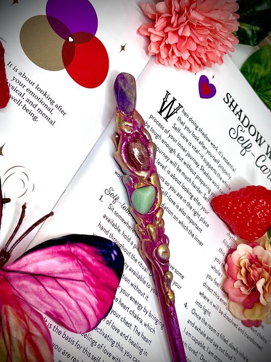 The Joy Keeper- Handmade Crystal Wand