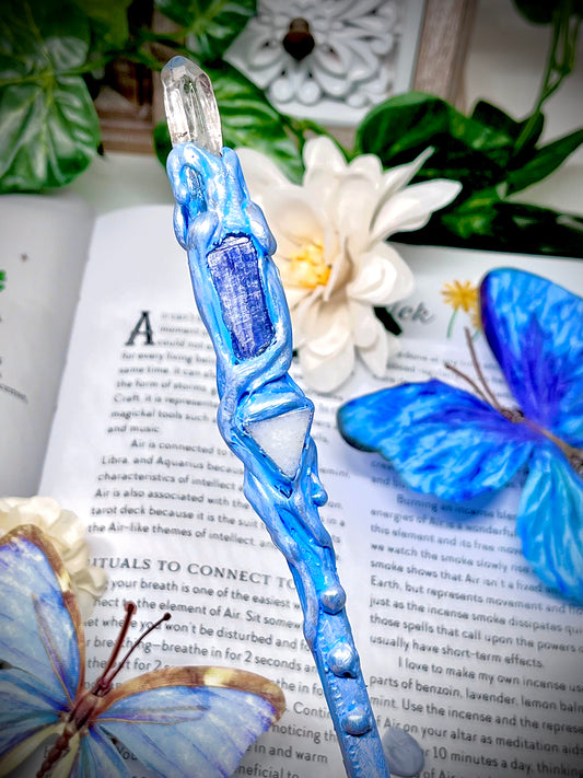 Star Caller - Handmade Crystal Wand